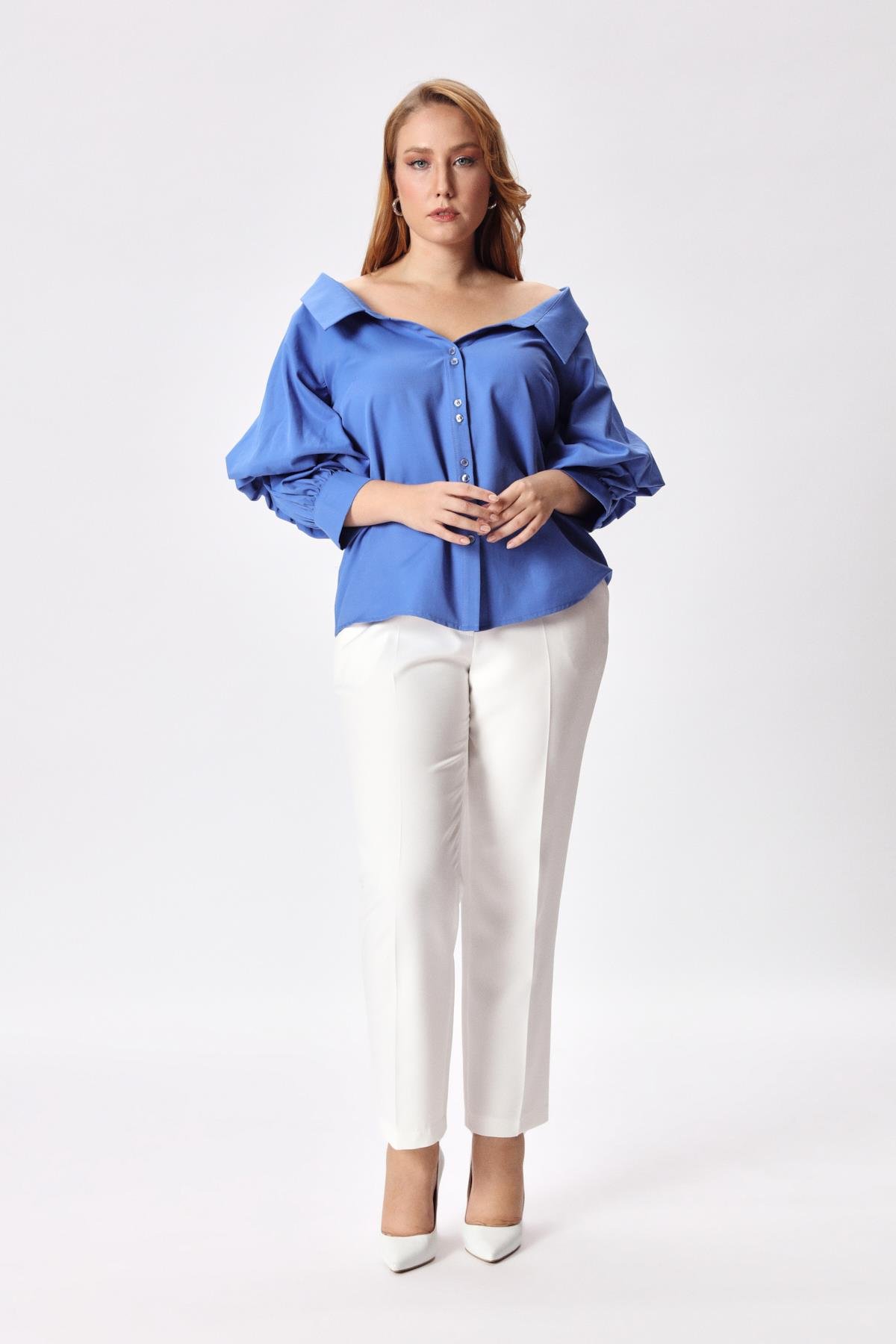 Jenny Shirt Blue-Modalody-Shirts
