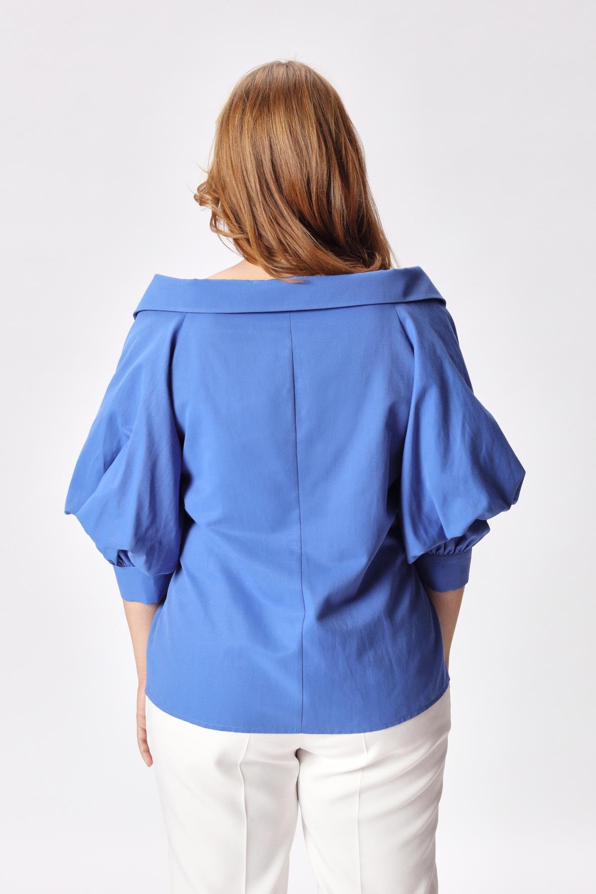 Jenny Shirt Blue-Modalody-Shirts