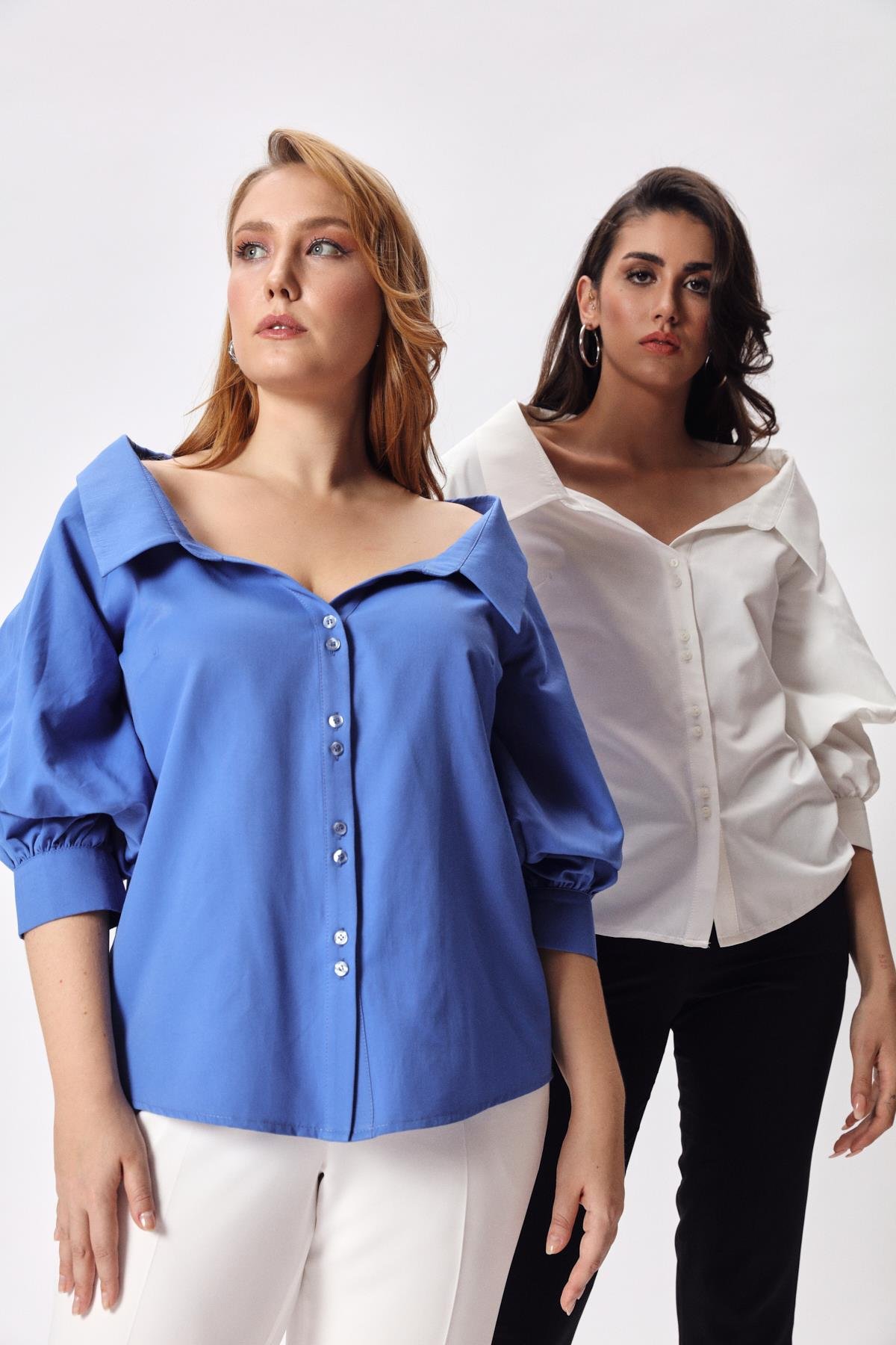 Jenny Shirt Blue-Modalody-Shirts