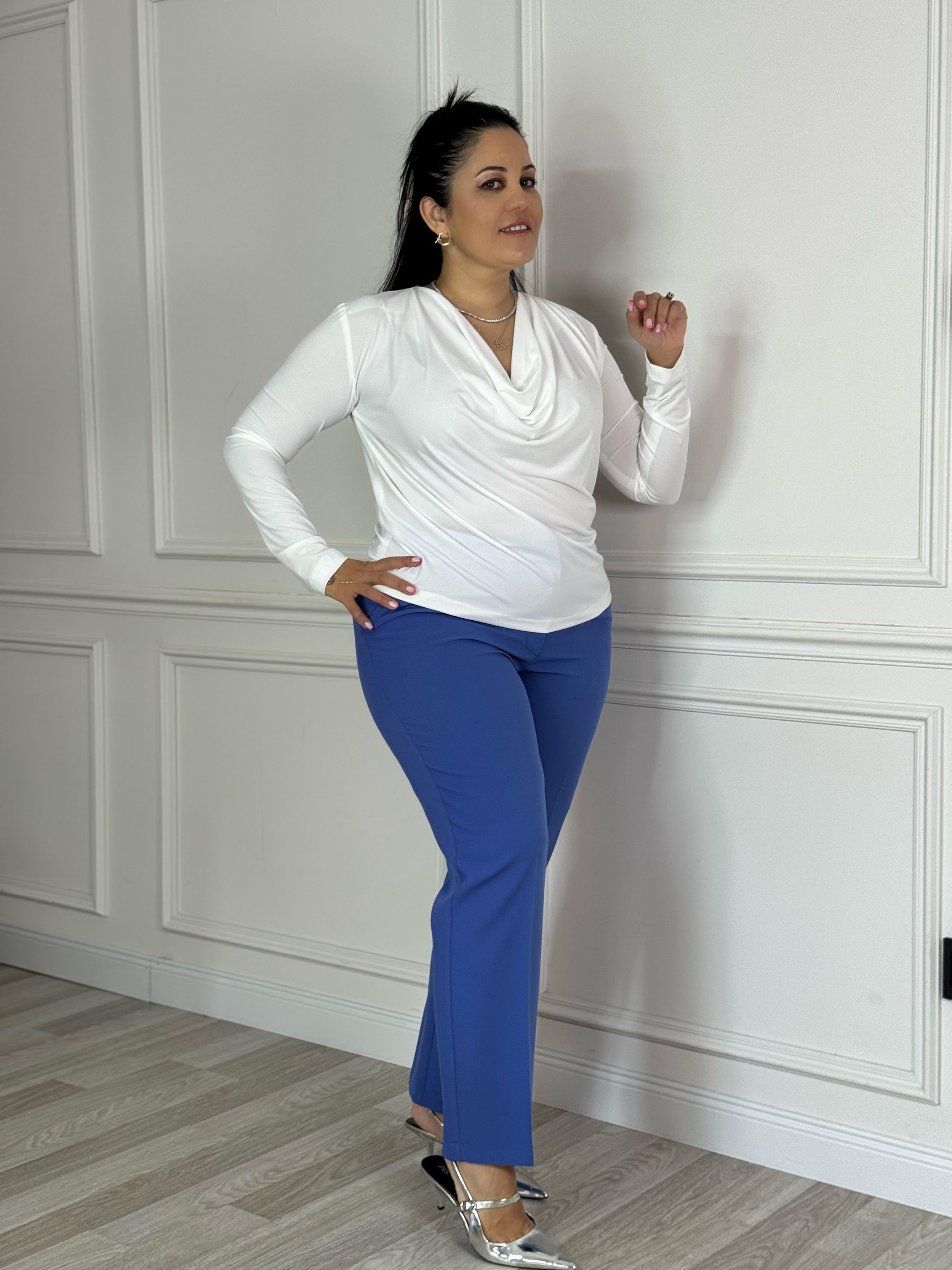 Juno Pantolon İndigo-Modalogy-Pantolon