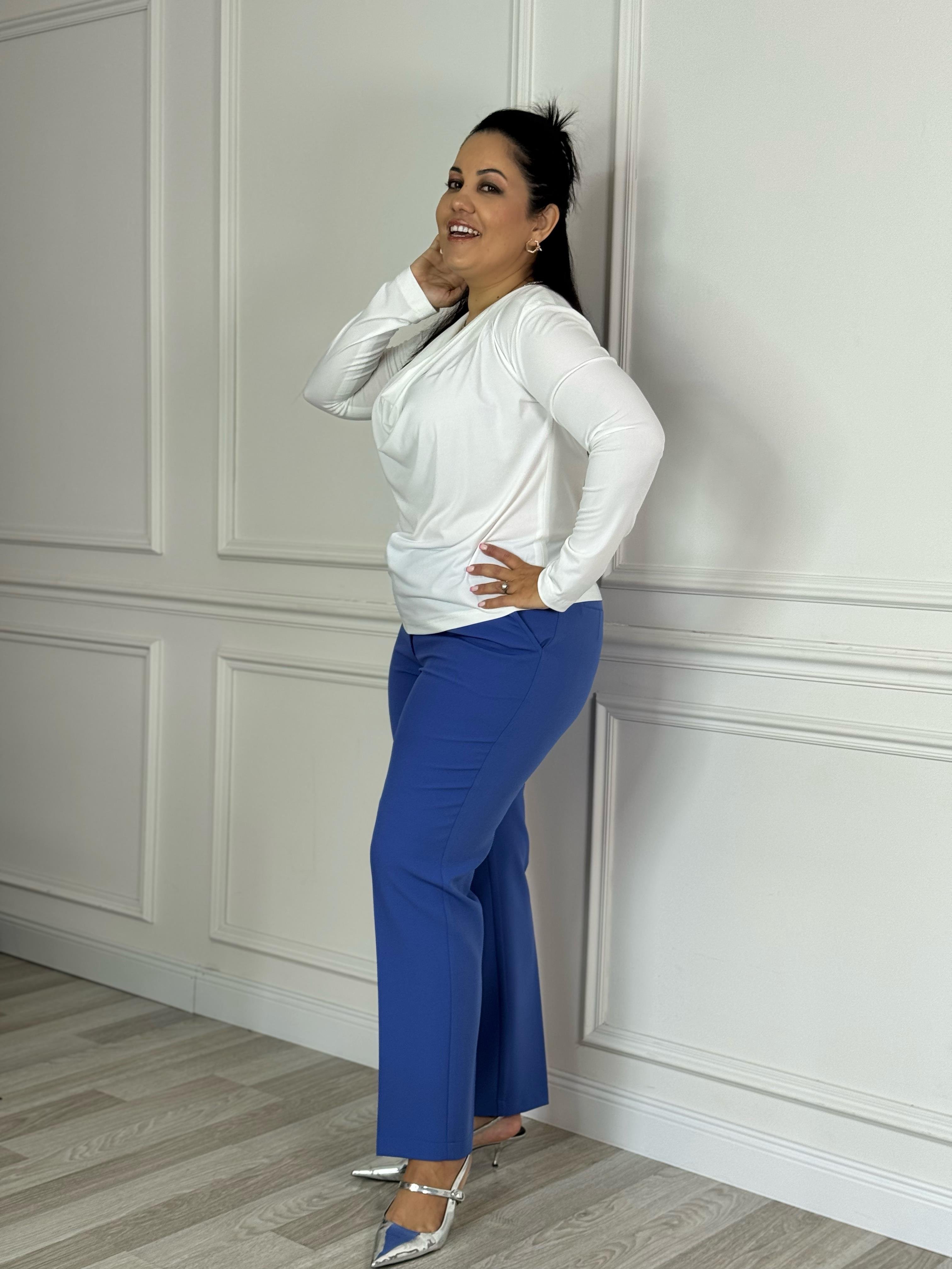 Juno Pantolon İndigo-Modalogy-Pantolon