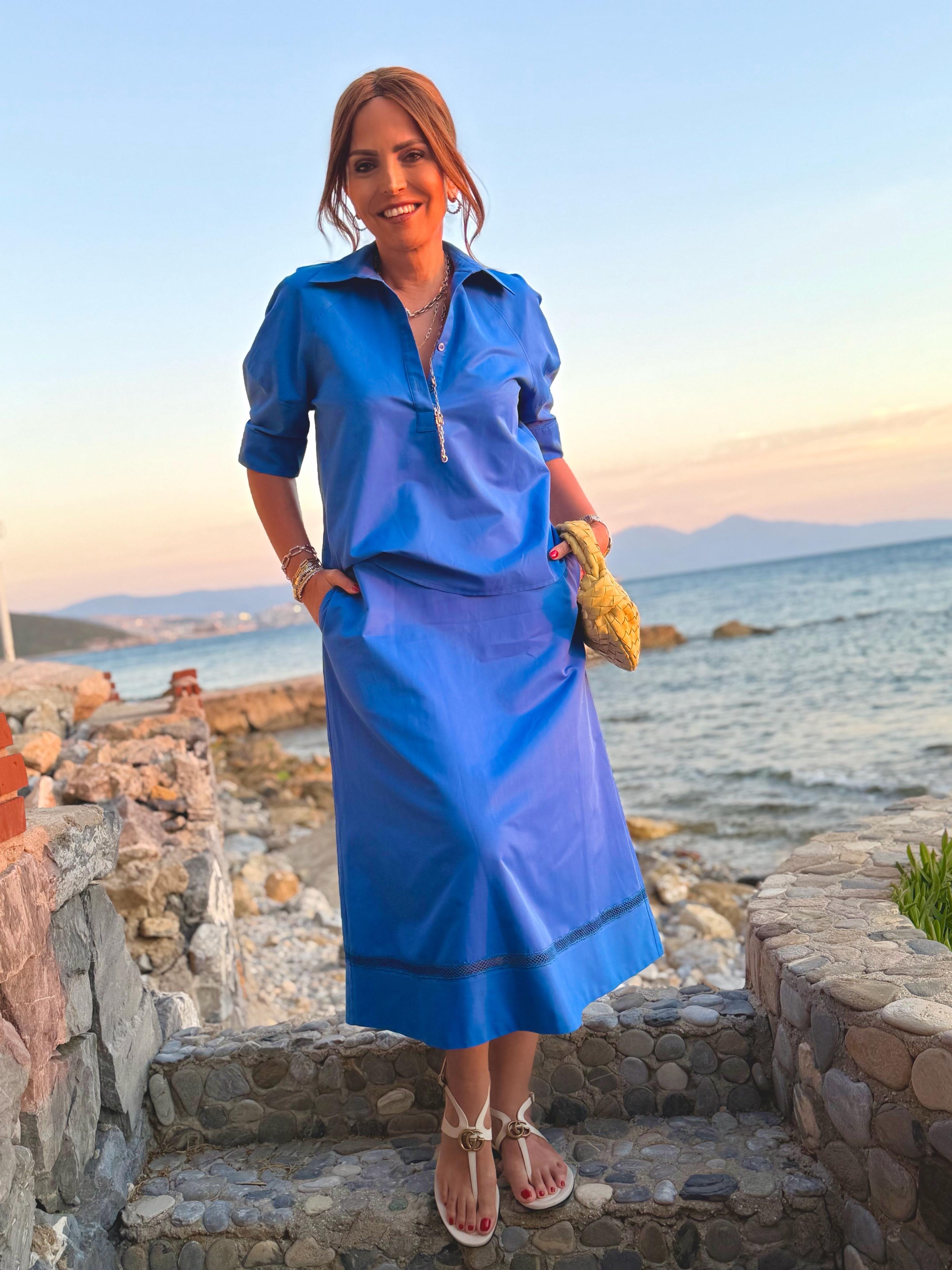 Larissa Etek Bej-Modalody-Skirts