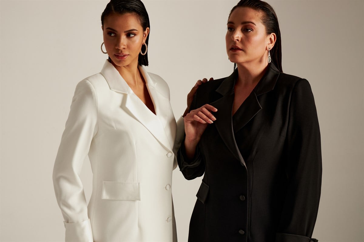 Lindo Elbise Krem-Modalody-Büyük Beden Abiyeler