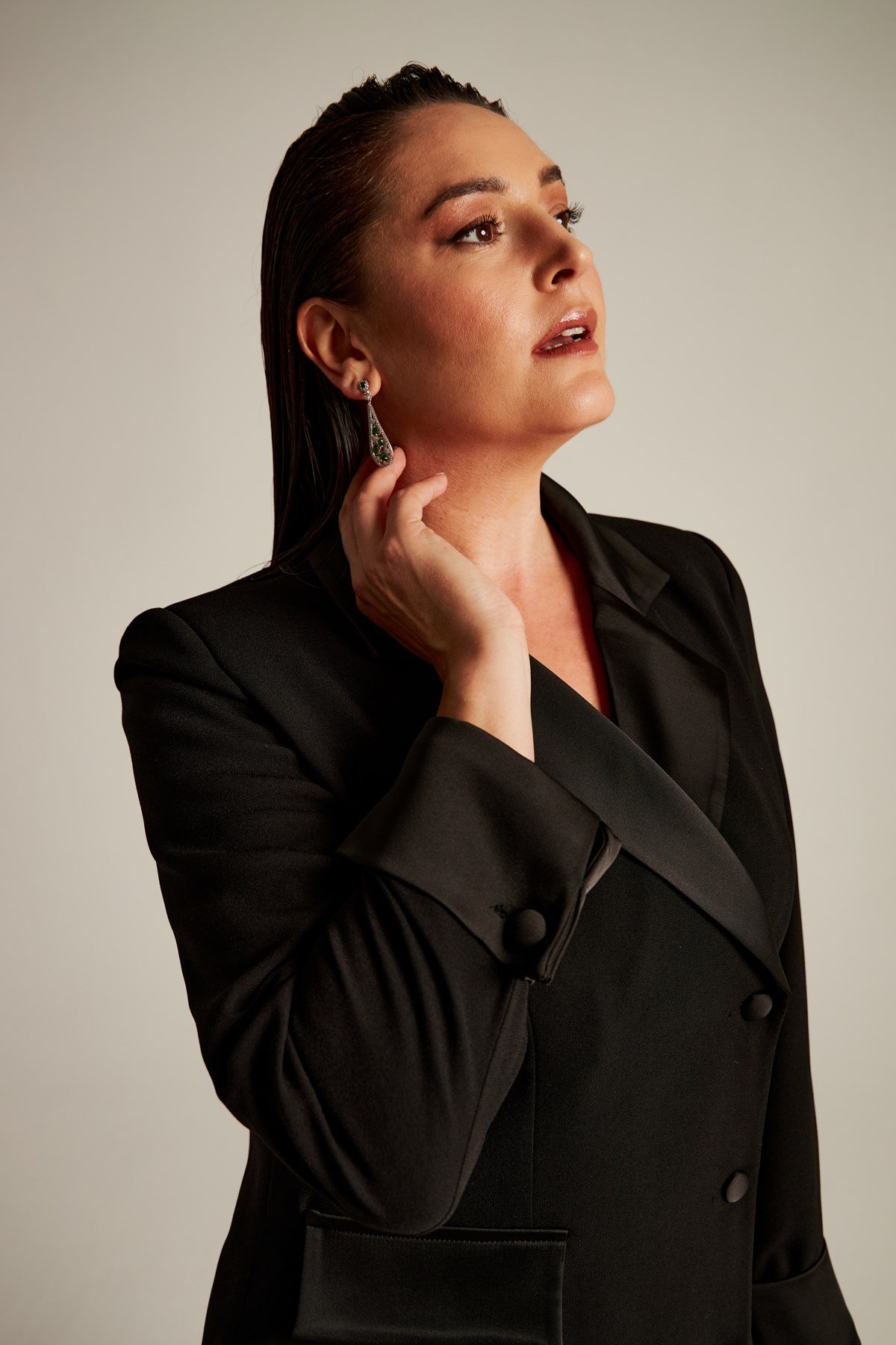 Lindo Dress Black-Modalody-Plus Size Evening Gowns
