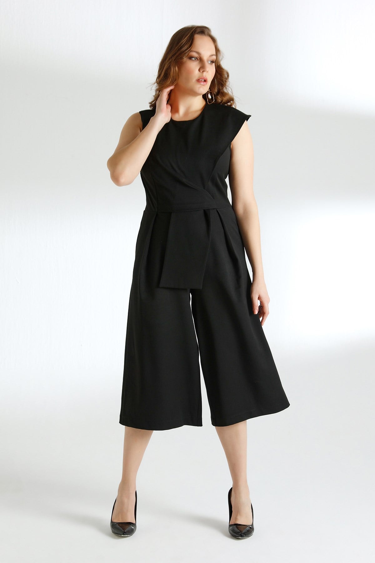 Loop Jumpsuit Black-Modalogy-Jumpsuits