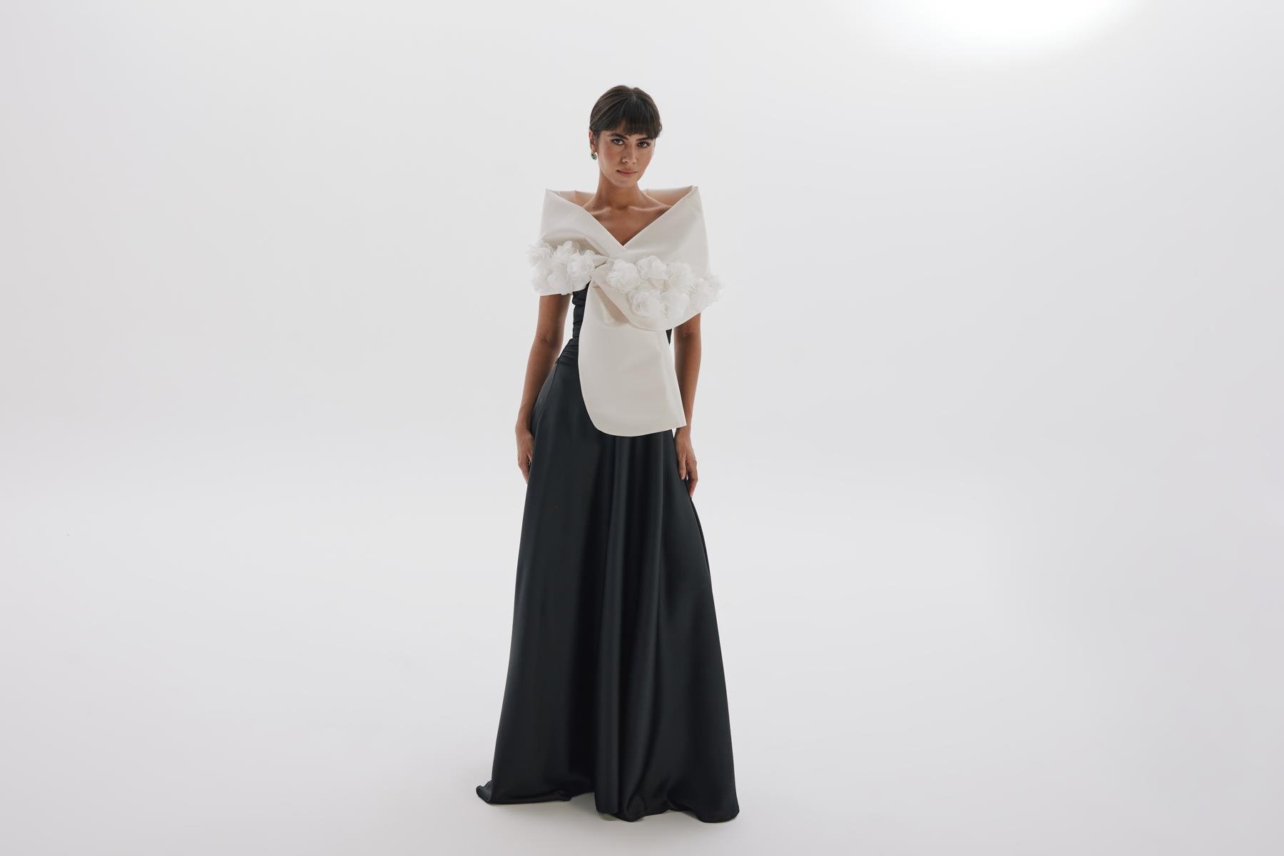 Lydia Dress Black-Modalody-Plus Size Evening Gowns