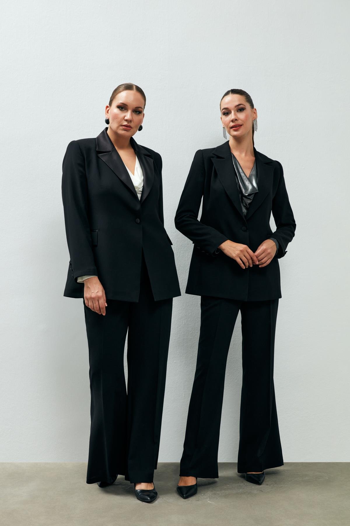 Martha Jacket Satin-Modalody-Plus Size Jackets