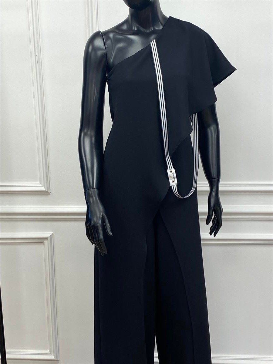 Melisa Jumpsuit Black Diamond-Modalody-Plus Size Evening Gowns