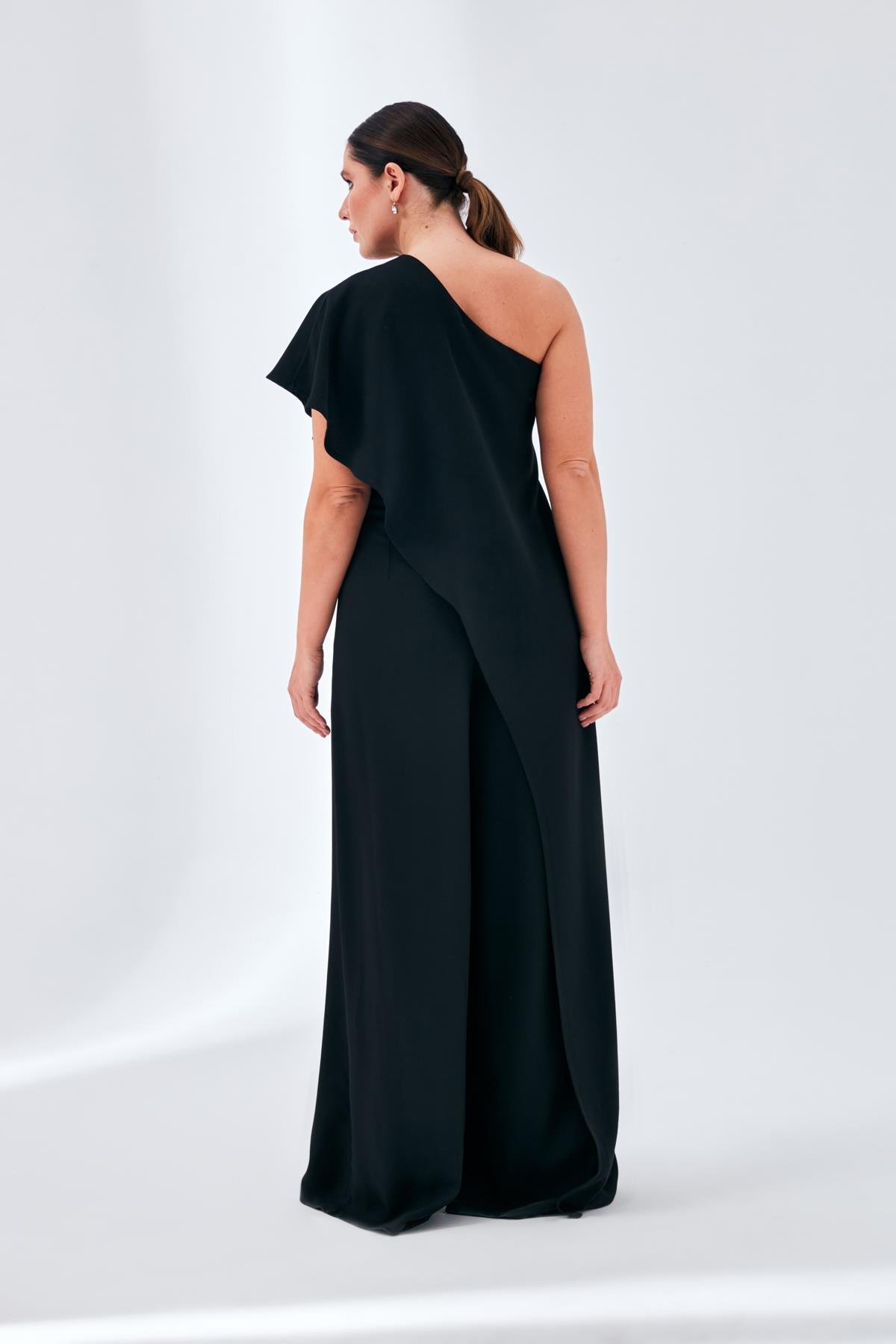 Melisa Jumpsuit Black-Modalogy-Plus Size Evening Gowns
