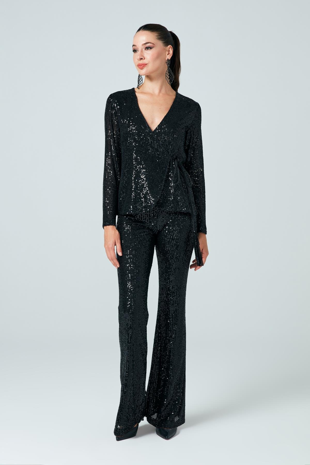 Mirela Trousers Nero-Modalody-Plus Size Trousers