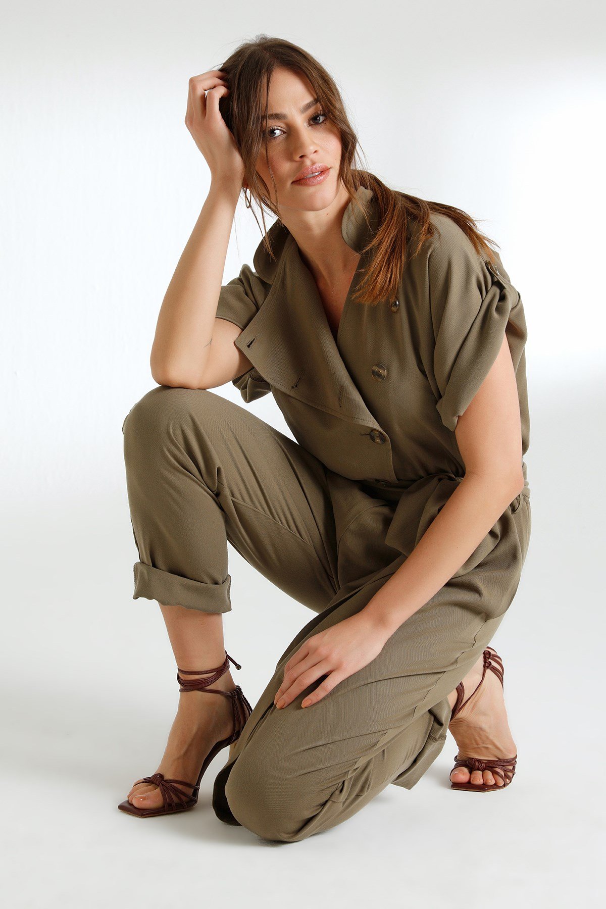 Mori Jumpsuit Khaki-Modalody-Jumpsuits