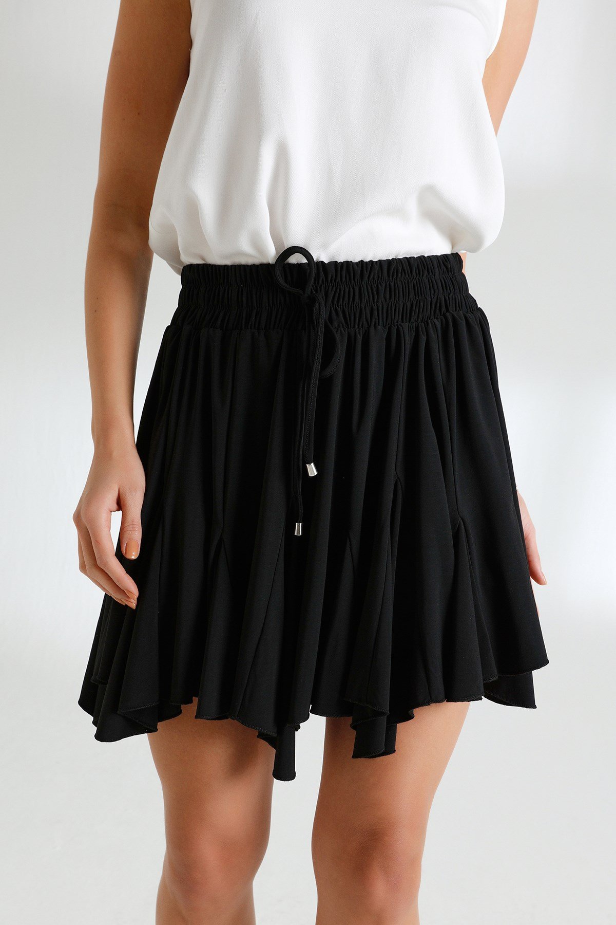 Penelope Etek Siyah-Modalogy-Skirts