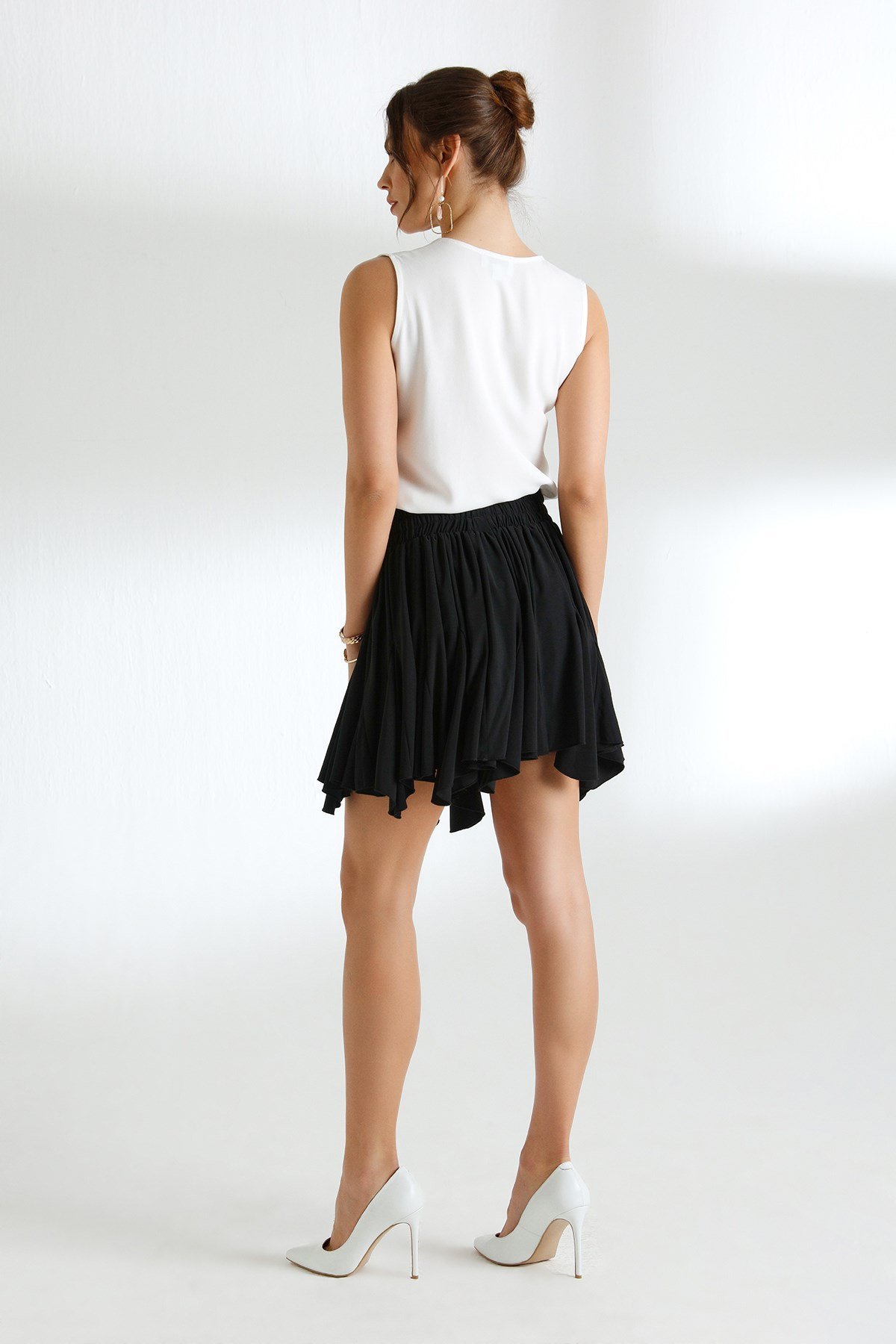 Penelope Etek Siyah-Modalogy-Skirts