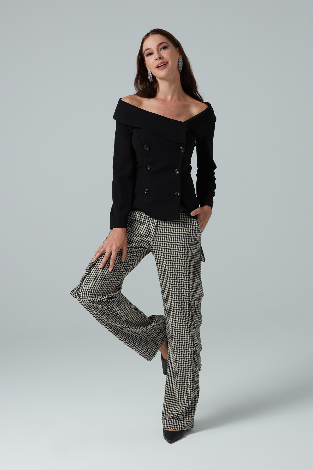 Pia Trousers-Modalody-Plus Size Trousers
