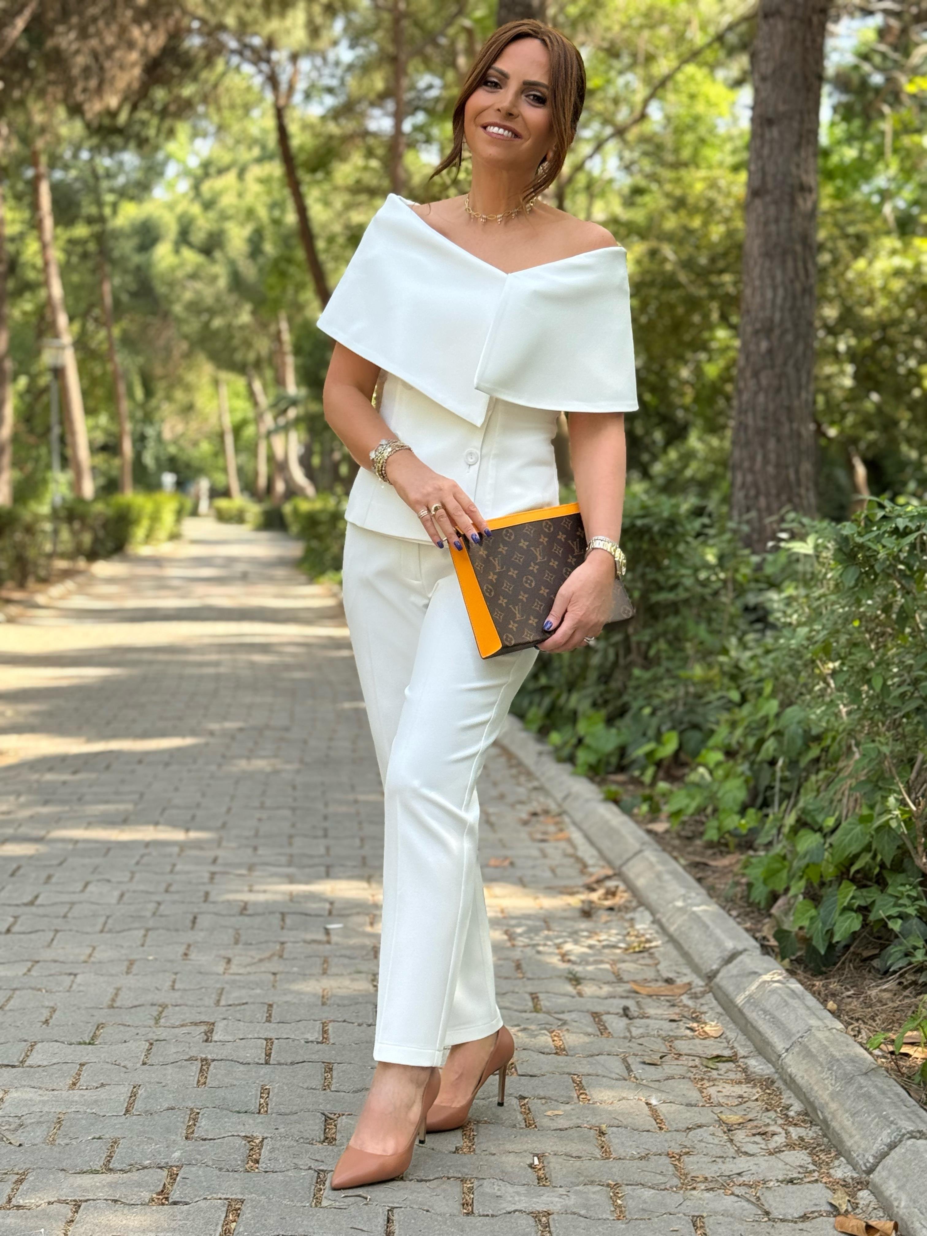 Ramona Ceket Beyaz-Modalody-Ceket