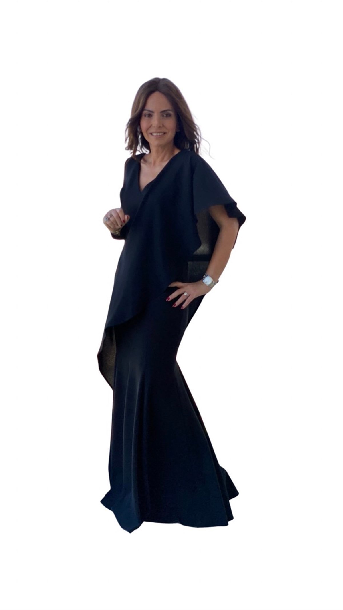 Reina Dress Black-Modalody-Evening Dresses