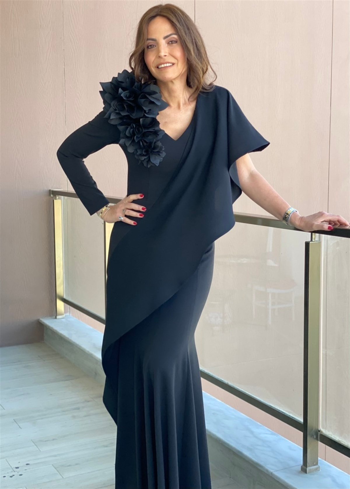 Reina Dress Black-Modalody-Evening Dresses