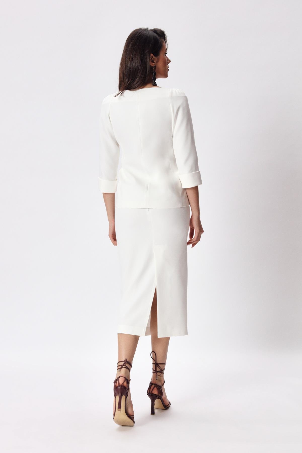 Rima Jacket Beige-Modalody-Plus Size Jackets