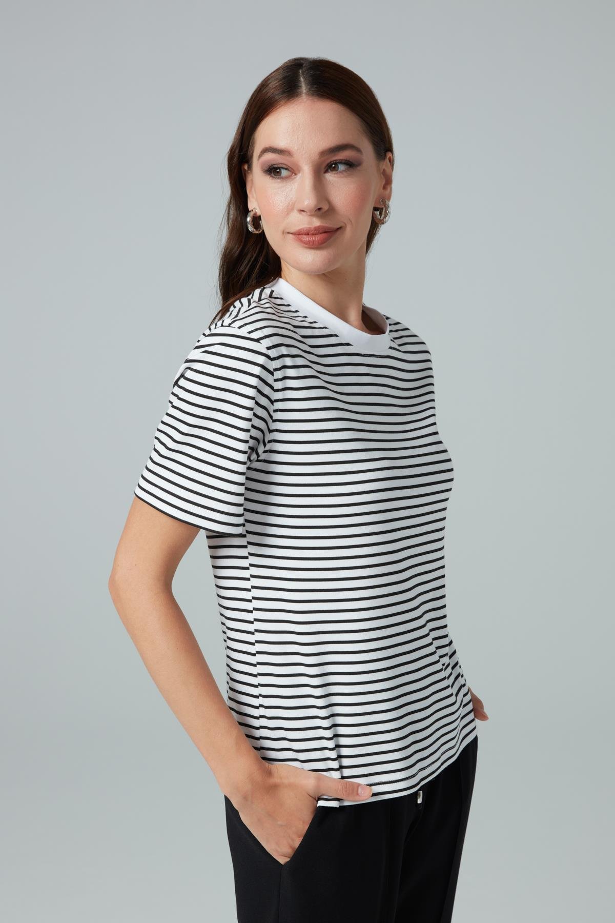 Riviera Tshirt Striped-Modalody-Tshirts