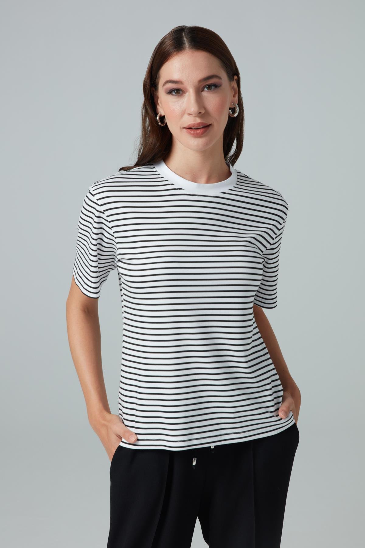 Riviera Tshirt Striped-Modalody-Tshirts