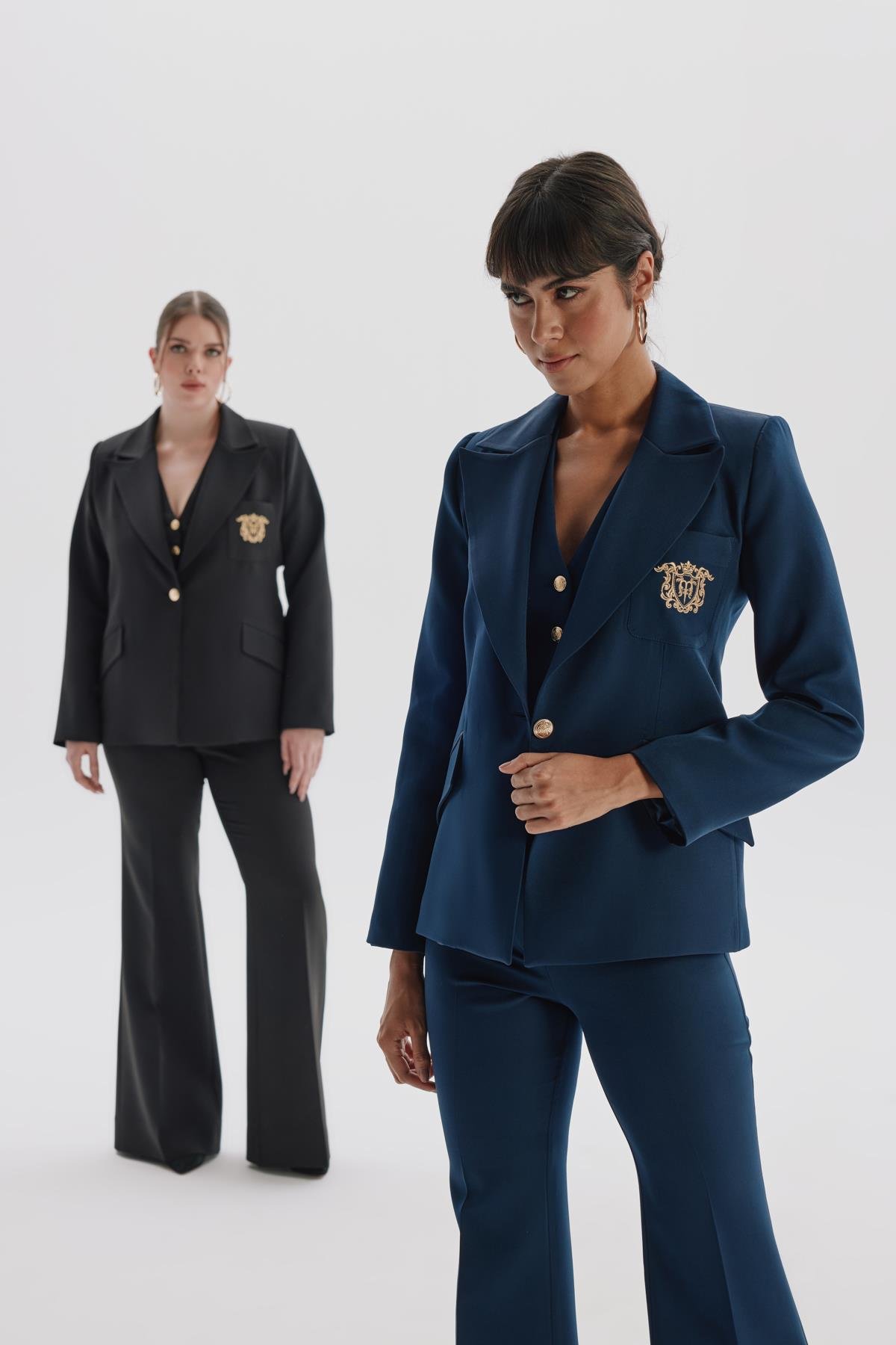 Roberta Jacket Navy-Modalody-Jackets & Coats