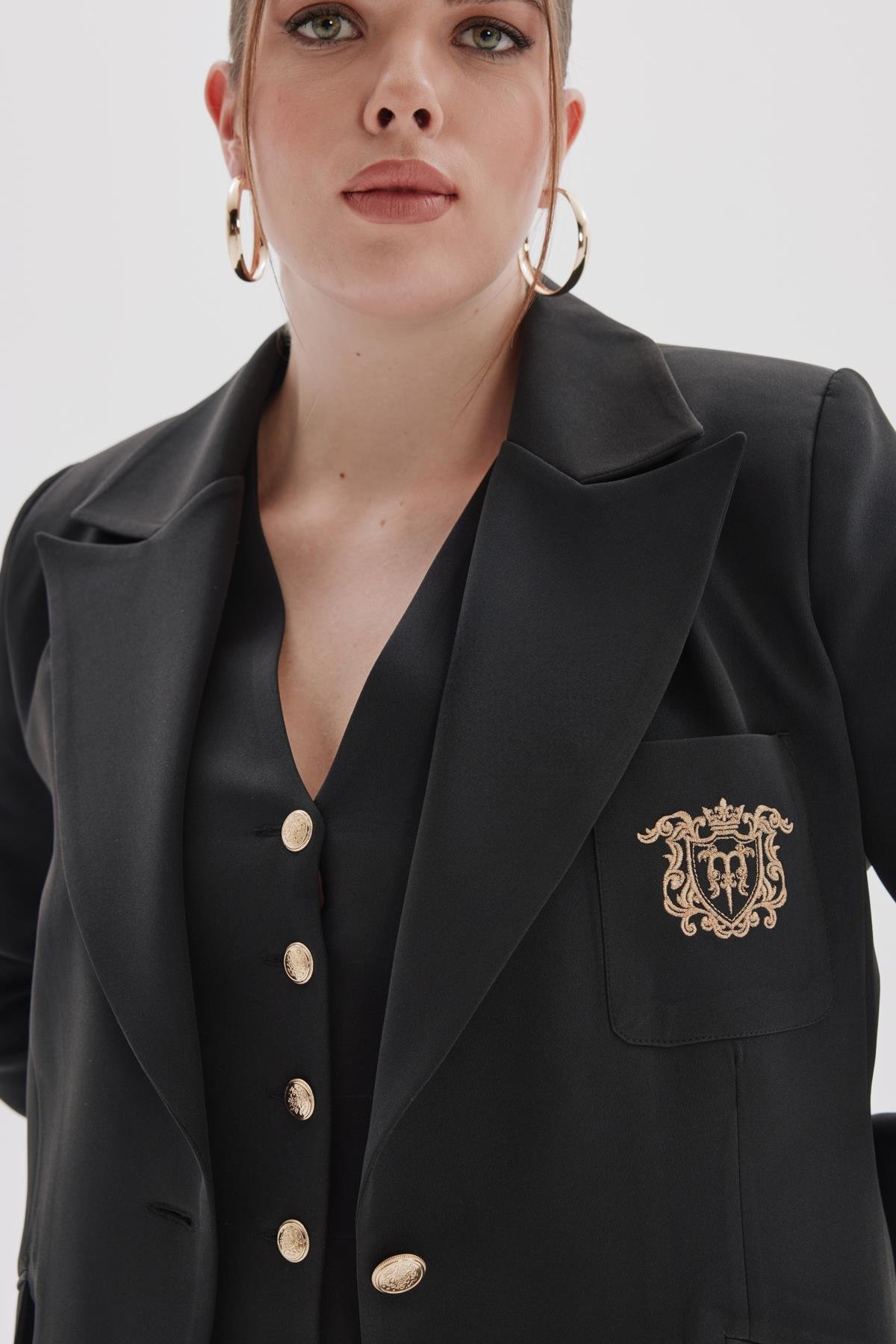 Roberta Jacket Black-Modalody-Jackets & Coats