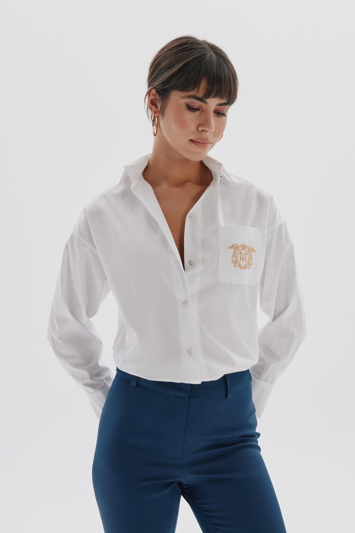 Roberta Shirt White-Modalody-Shirts