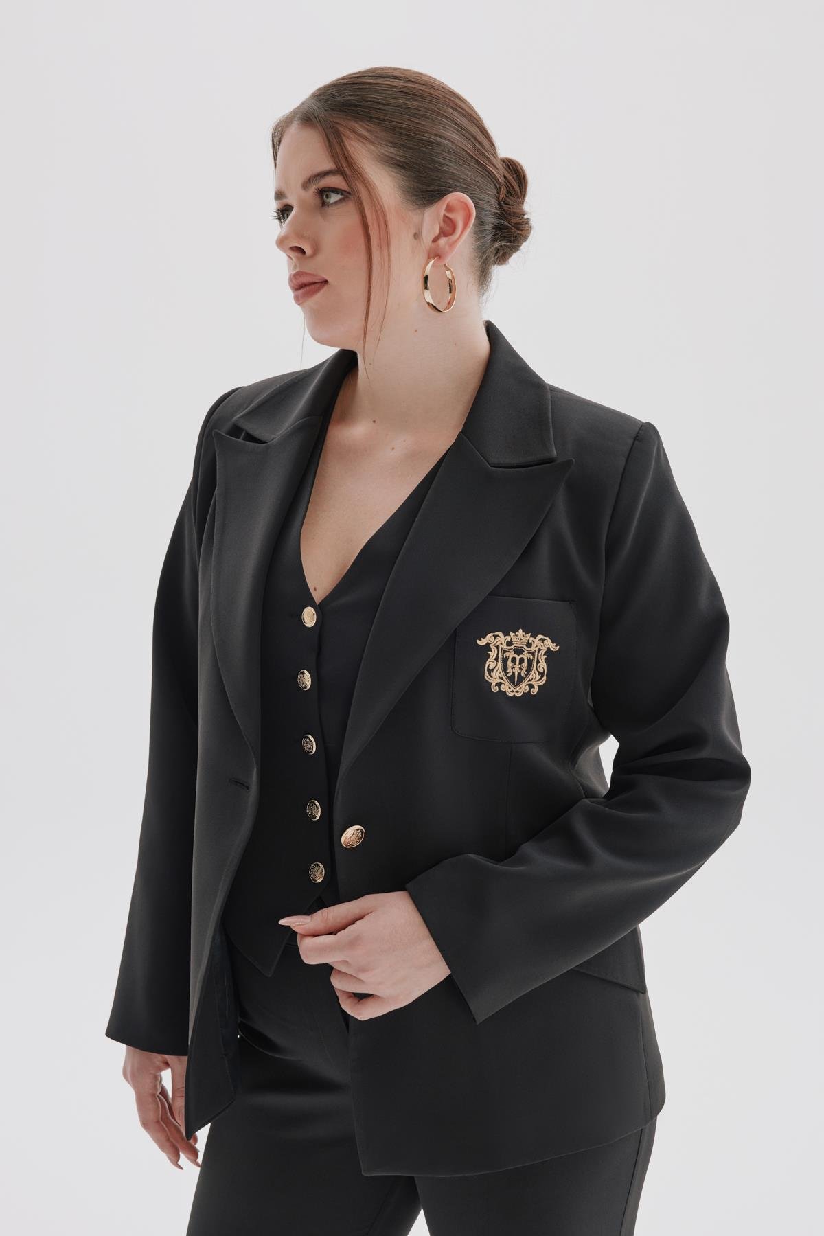 Roberta Vest Black-Modalody-Vests