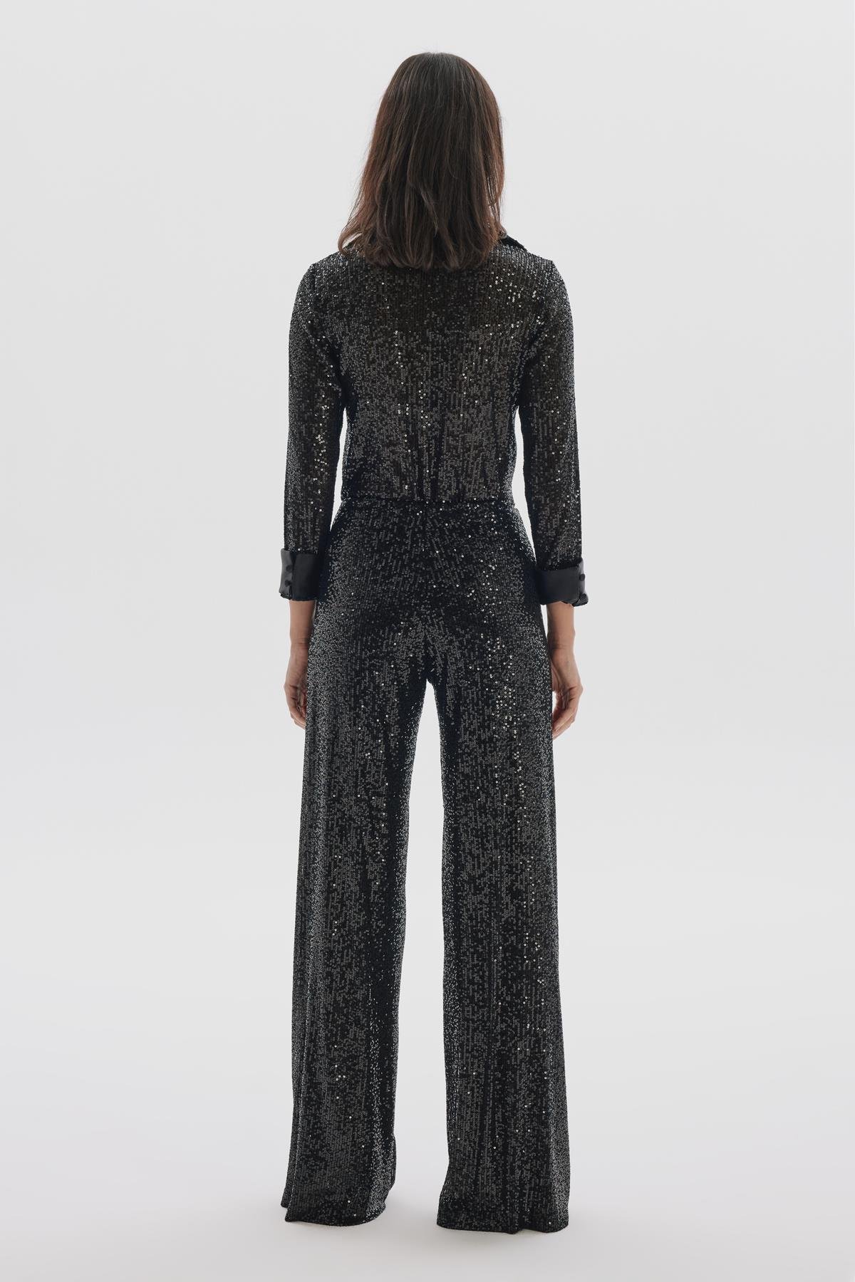 Sandro Shirt Black-Modalody-Plus Size Blouses