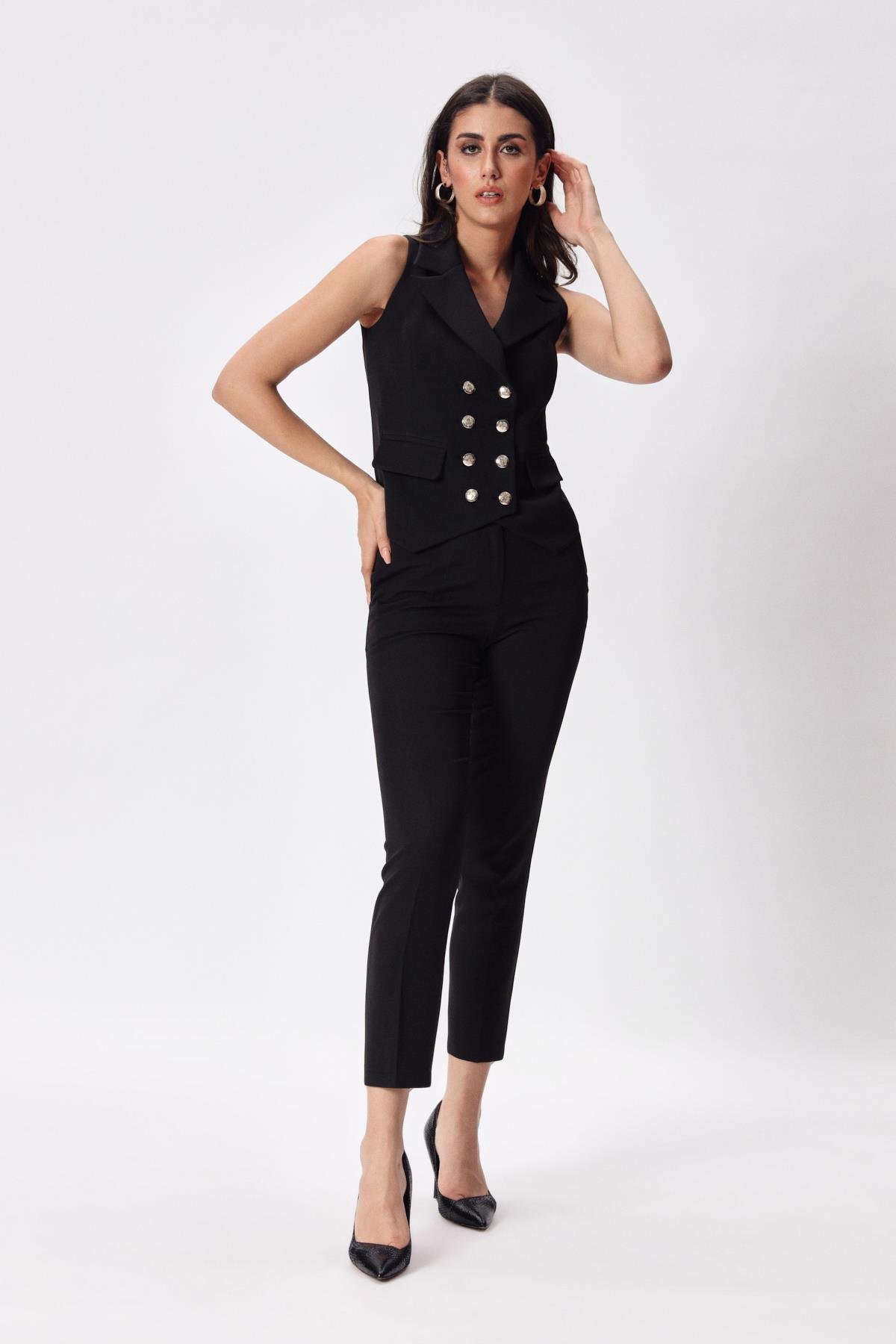 Scarlet Vest Black-Modalody-Vests