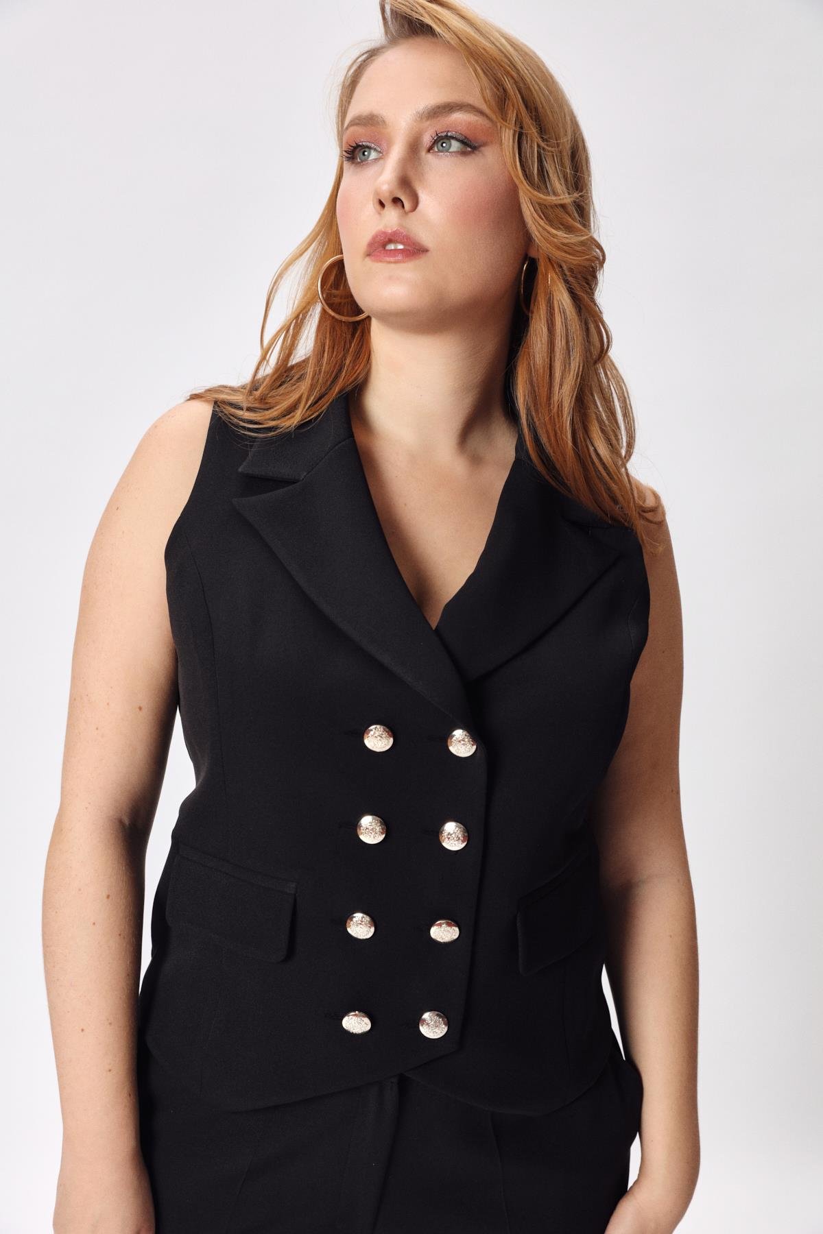 Scarlet Vest Black-Modalody-Vests