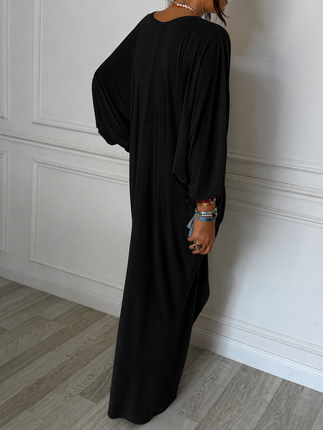 Sevilla Elbise Siyah-Modalody-Dresses