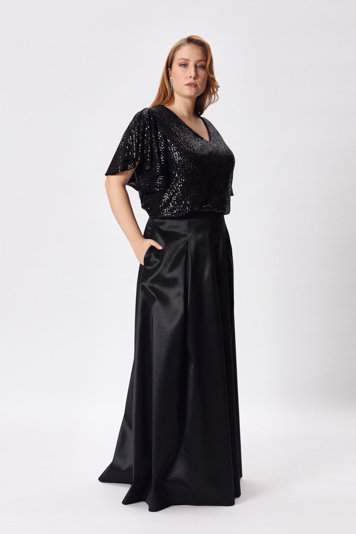 Silvia Bluz Mint-Modalody-Plus Size Blouses