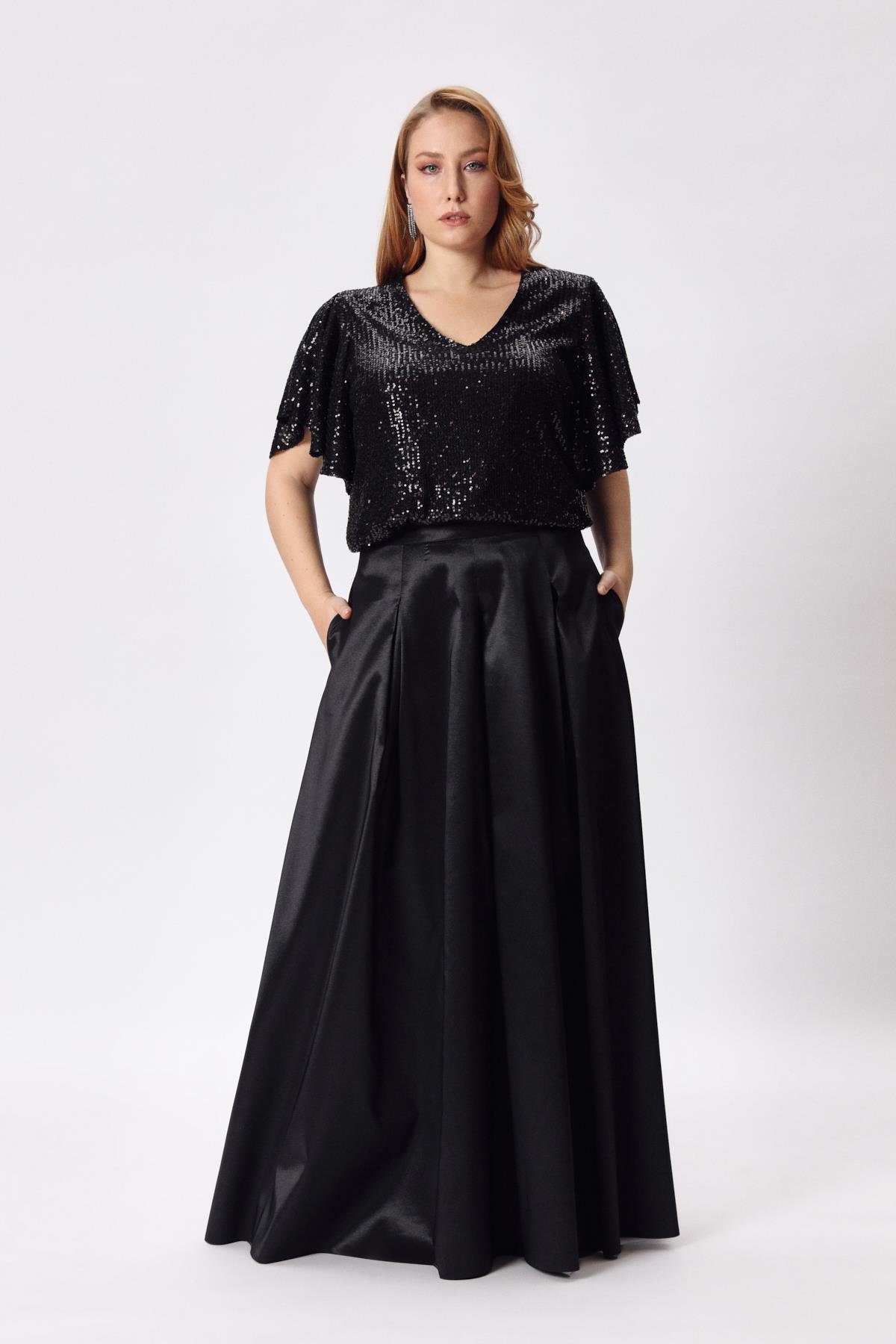 Silvia Bluz Mint-Modalody-Plus Size Blouses