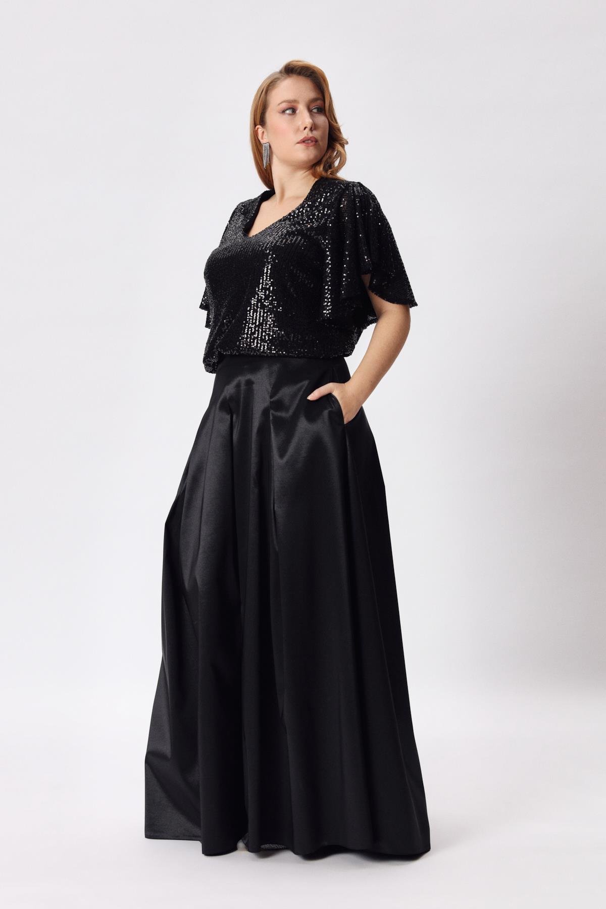 Silvia Bluz Mint-Modalody-Plus Size Blouses