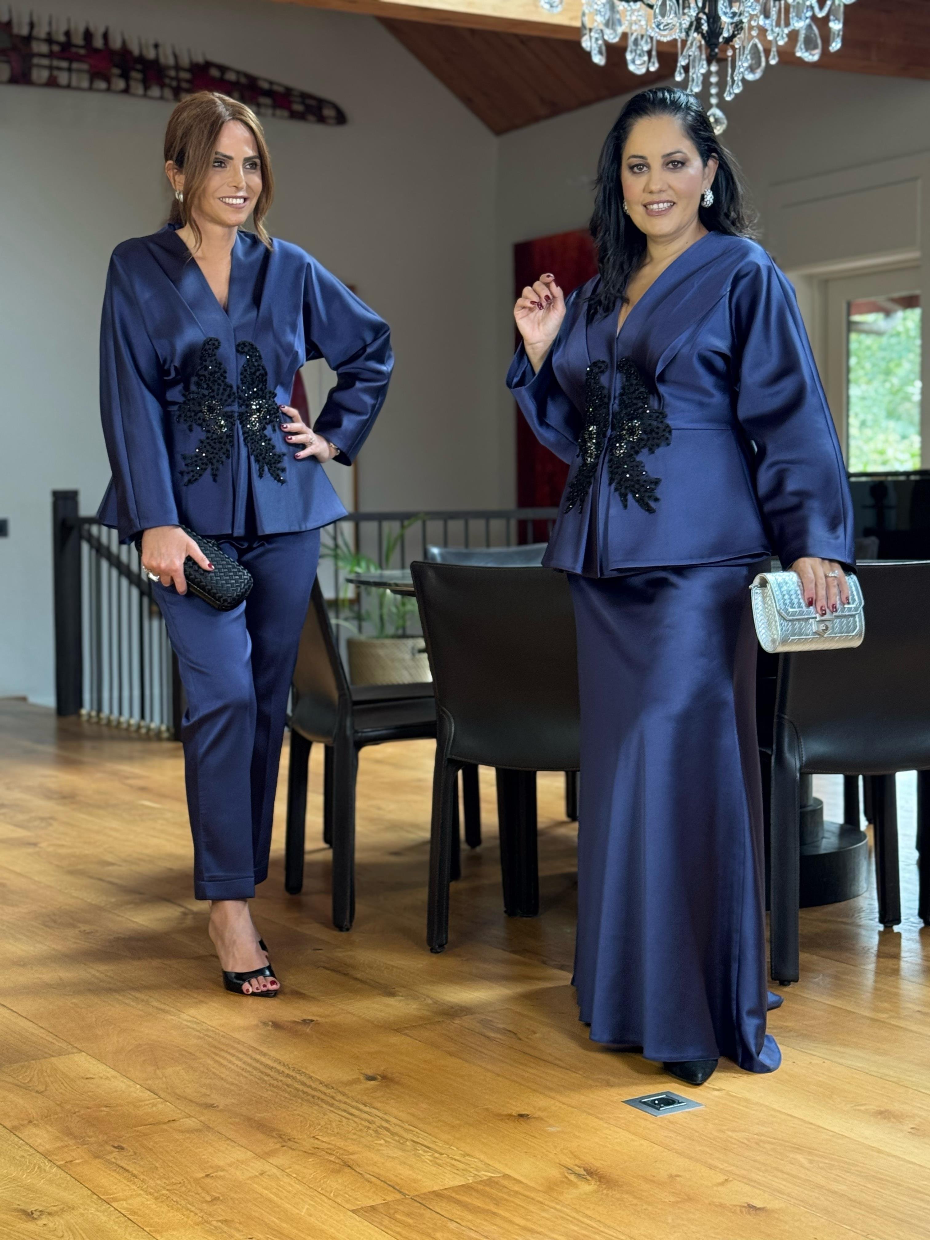 Simona Skirt Indigo-Modalody-Skirts