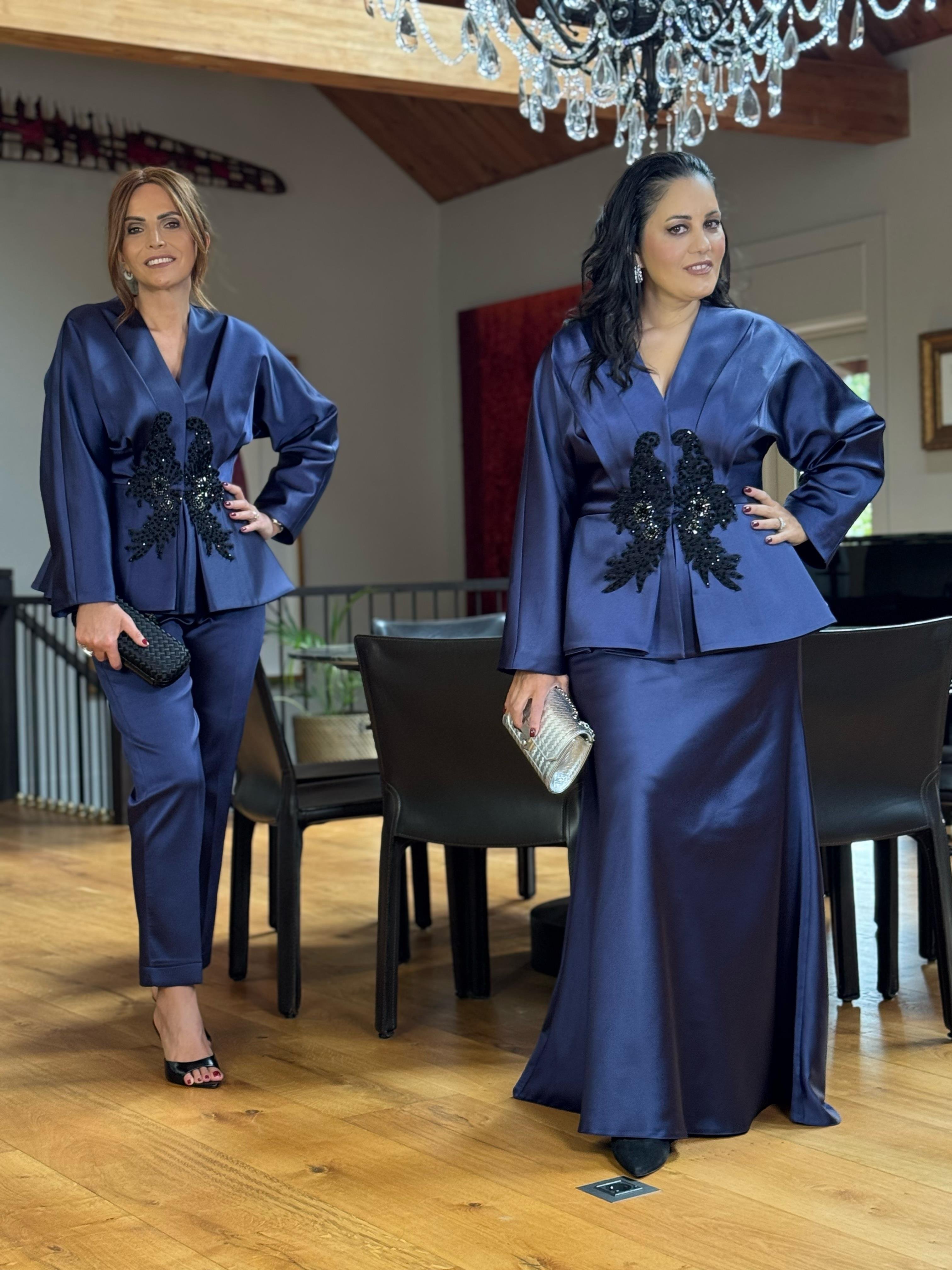 Simona Skirt Indigo-Modalody-Skirts