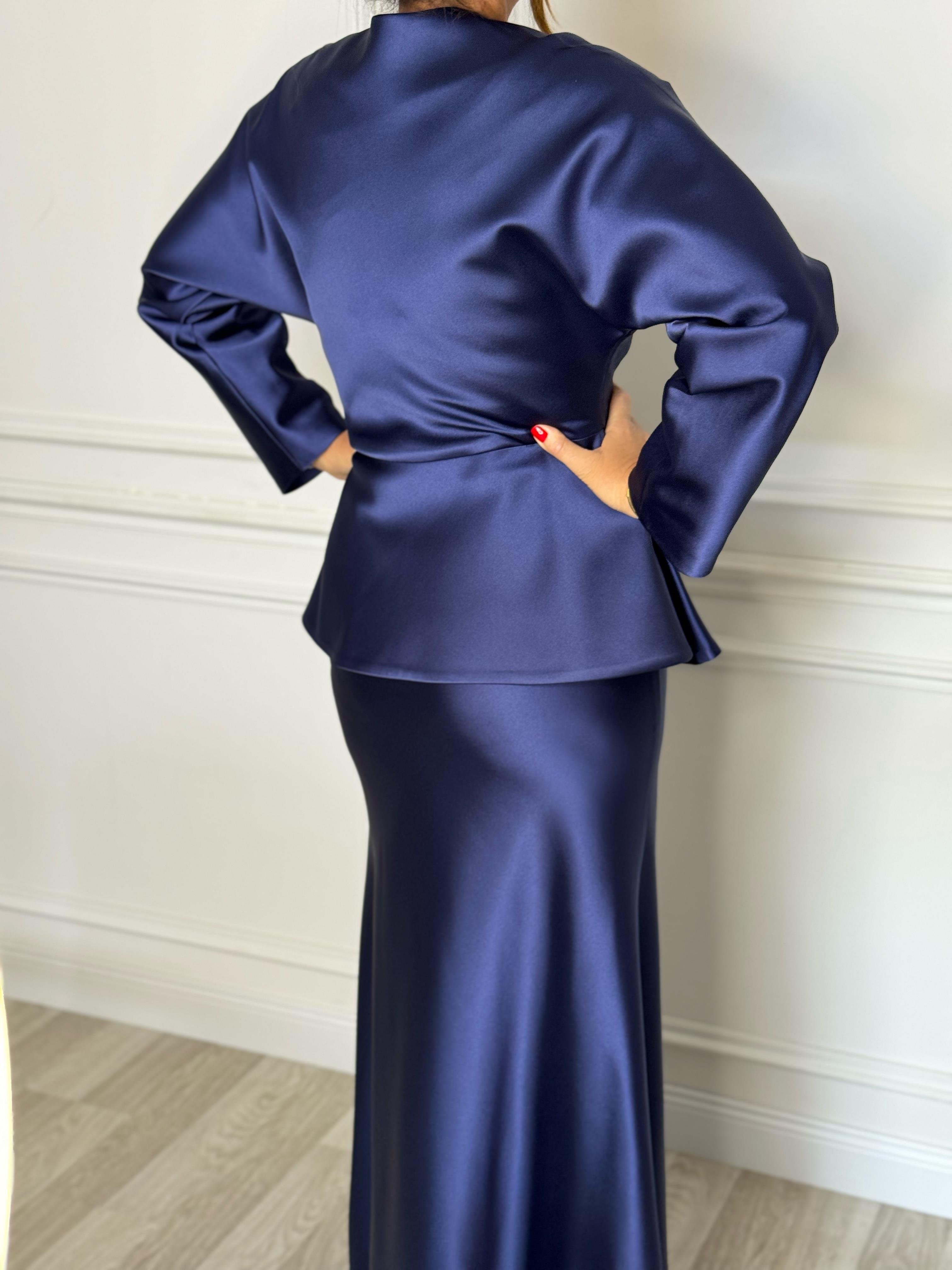 Simona Skirt Indigo-Modalody-Skirts