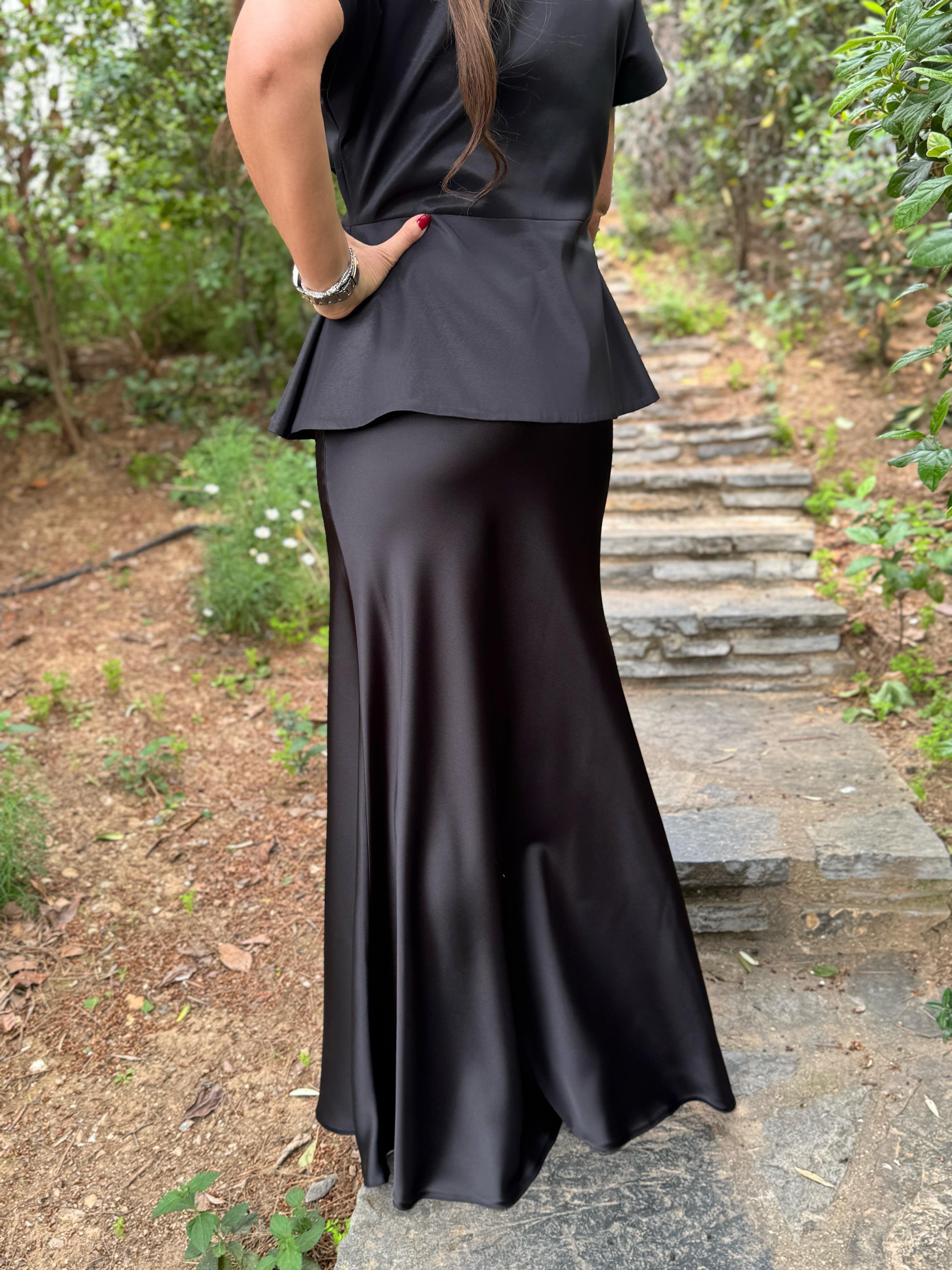 Samira Etek Siyah-Modalody-Skirts