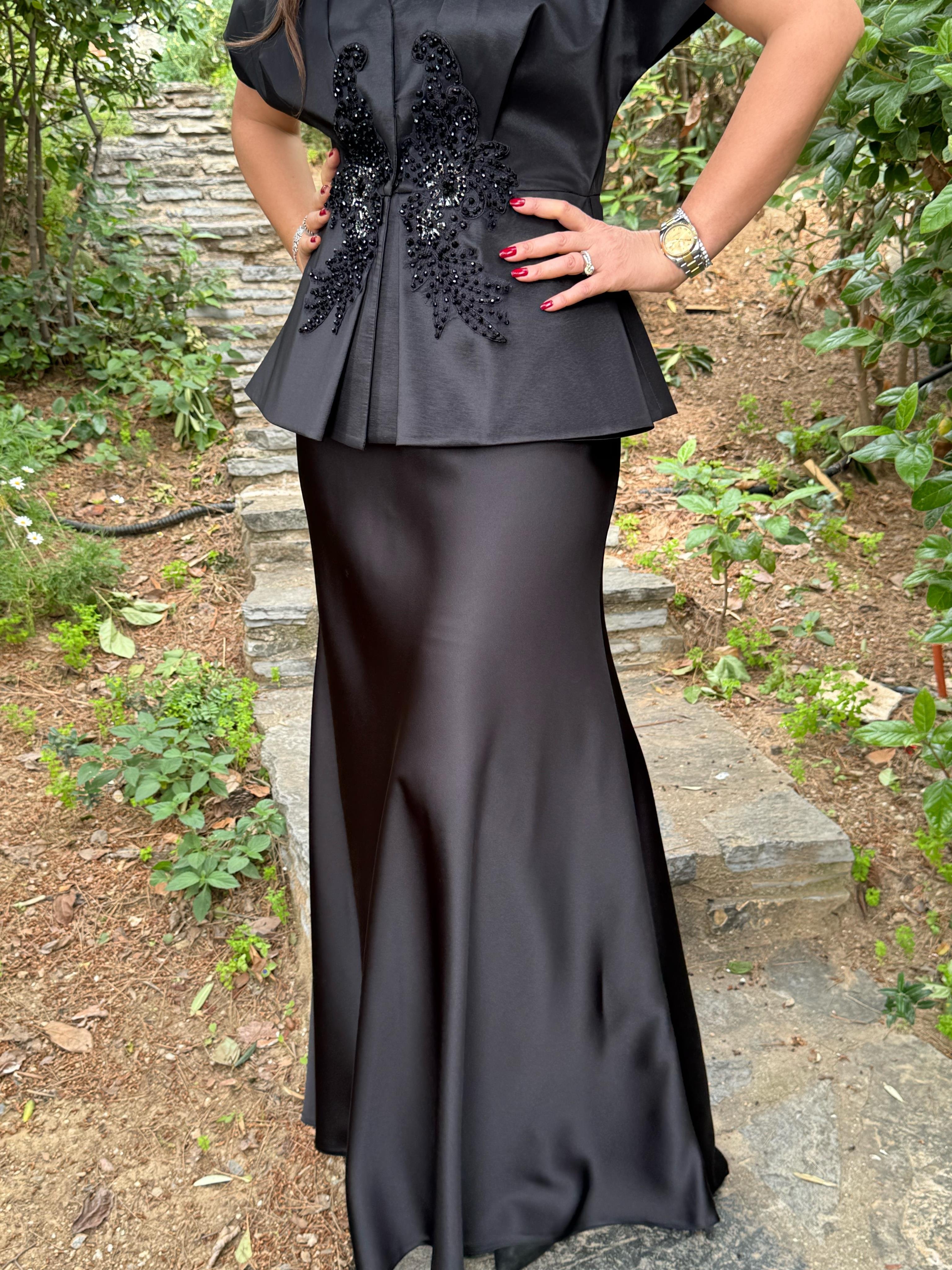 Samira Etek Siyah-Modalody-Skirts