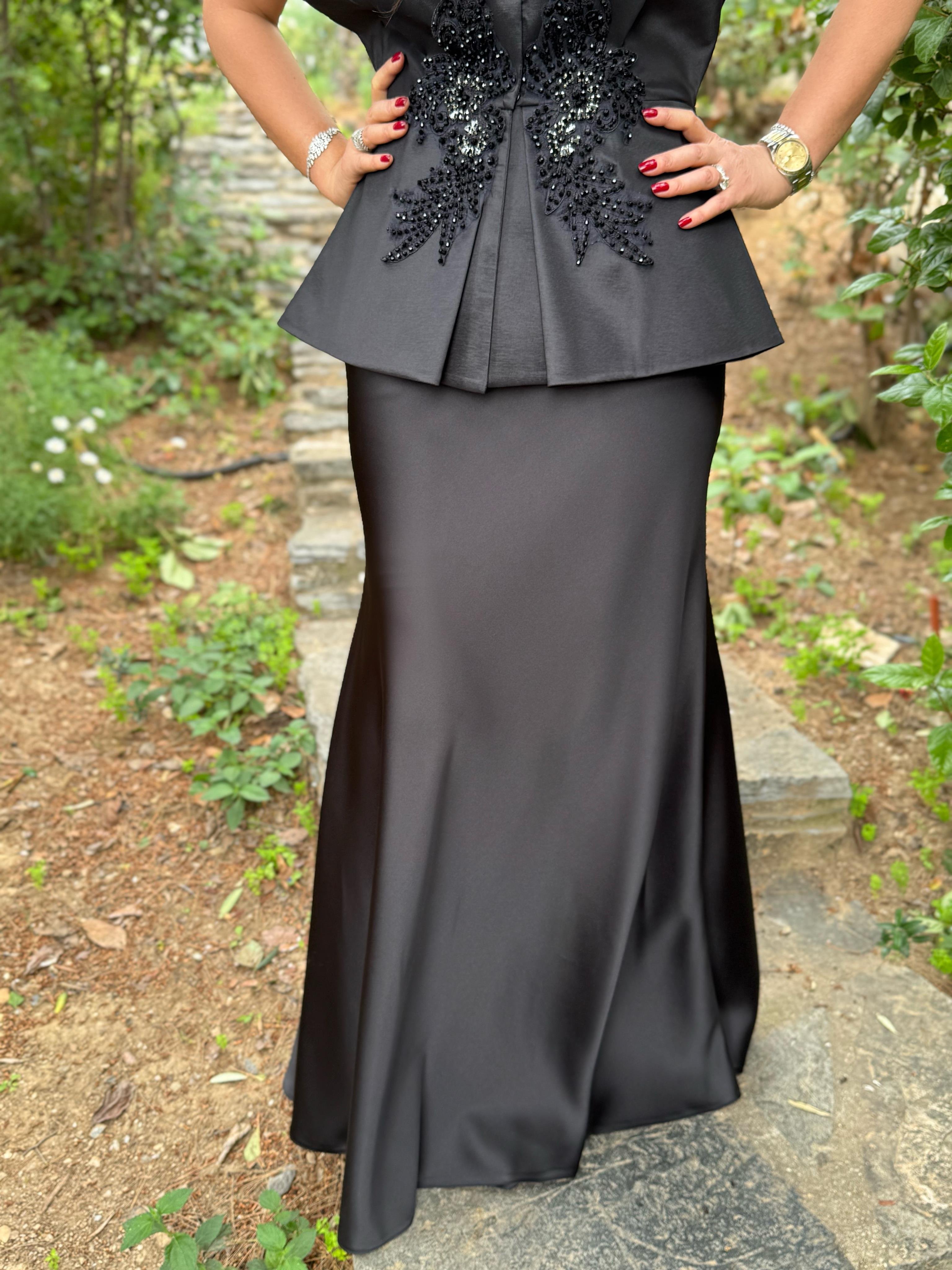 Samira Etek Siyah-Modalody-Skirts