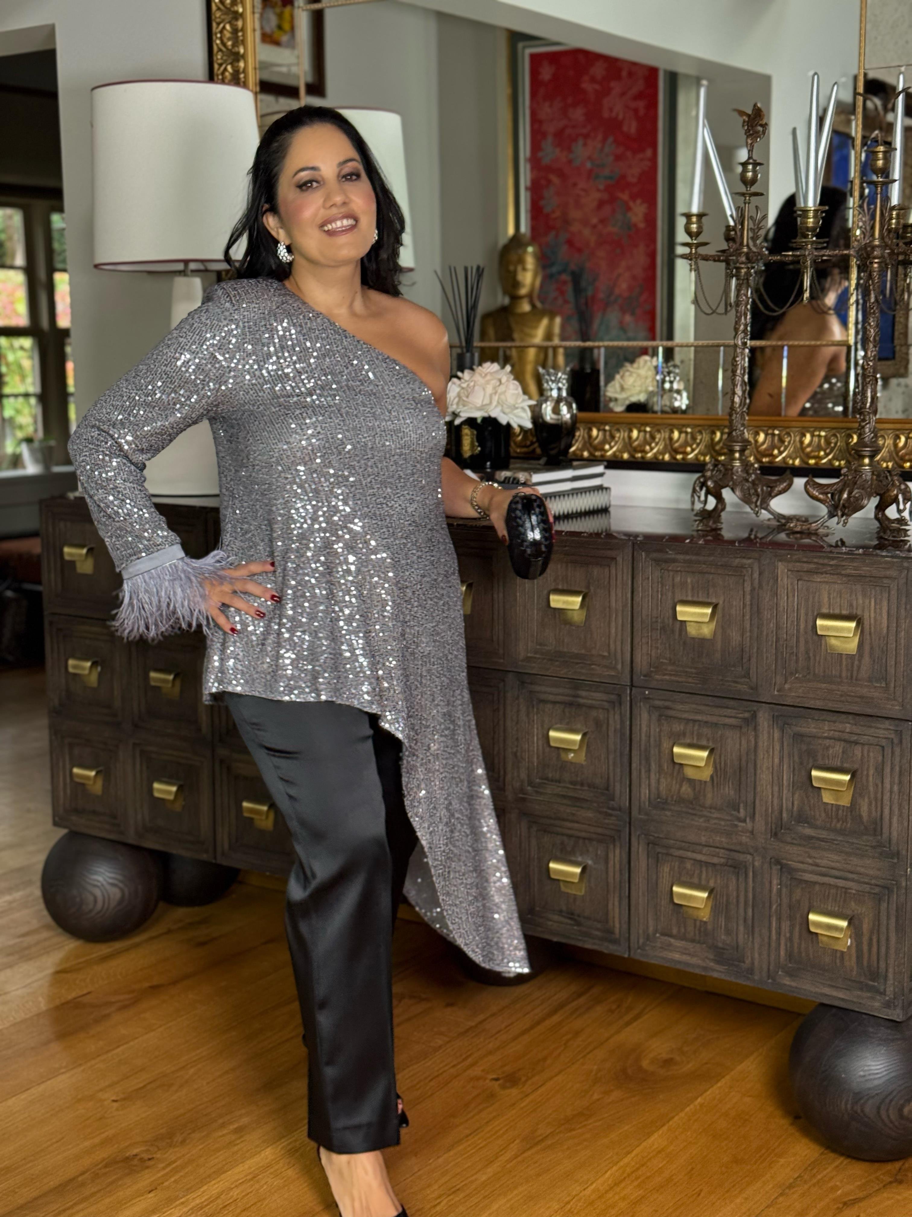 Sirena Tunik Silver-Modalogy-Tunik