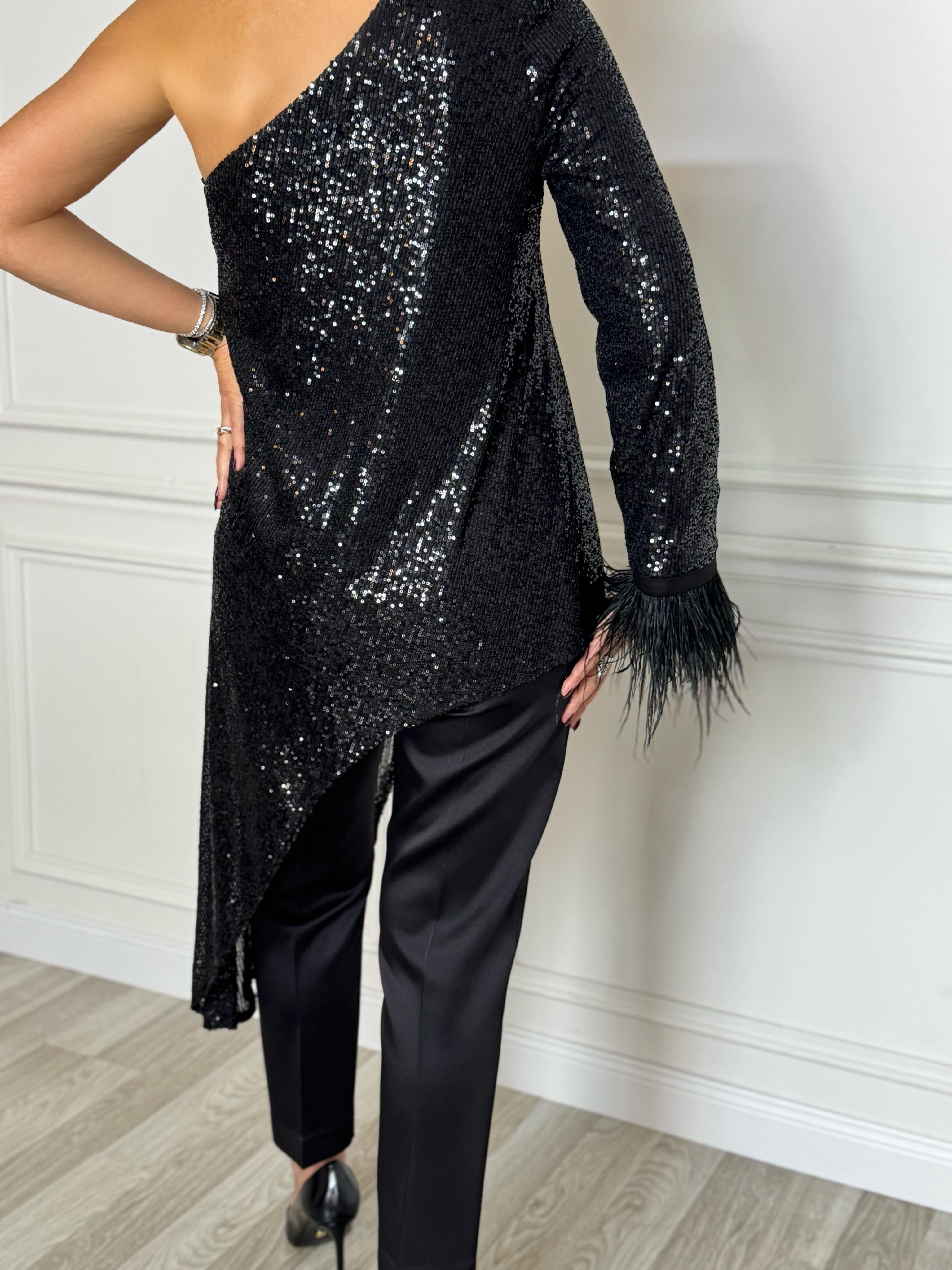 Sirena Tunik Siyah-Modalogy-Tunik