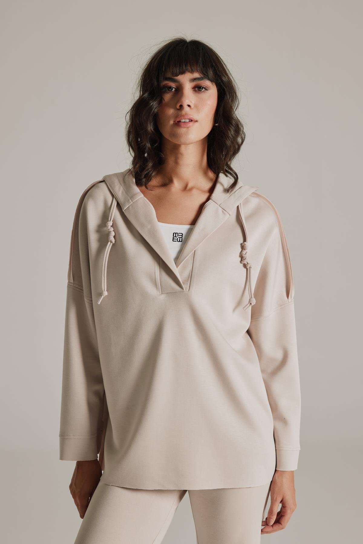 Studio Beige Sweatshirt-Modalody-SWEATSHİRT