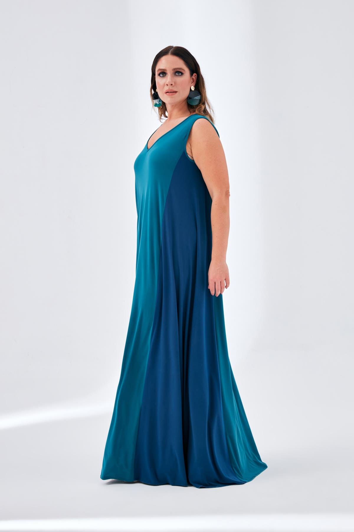 Tulip Dress Marin-Modalody-Plus Size Dresses