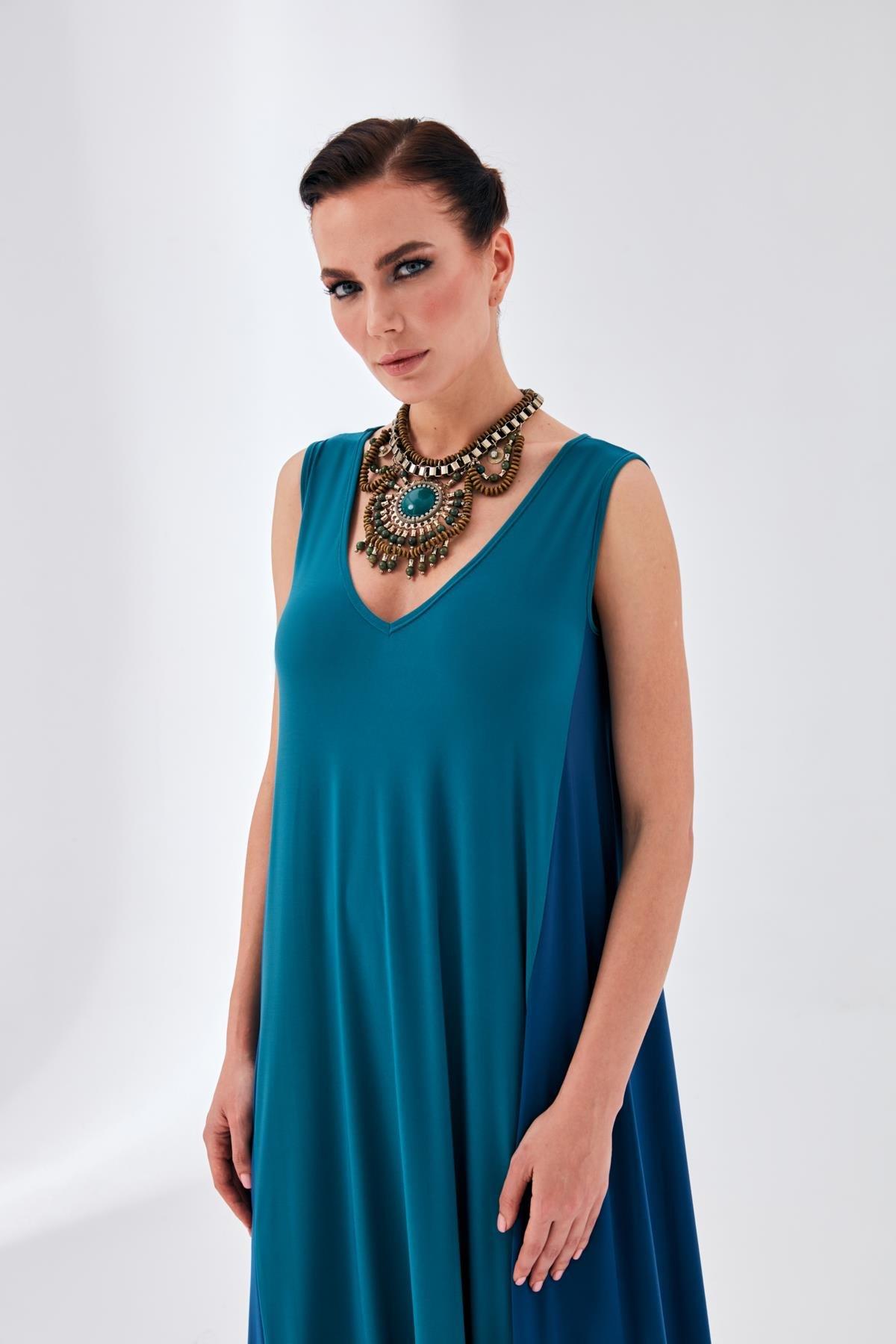 Tulip Dress Marin-Modalody-Plus Size Dresses