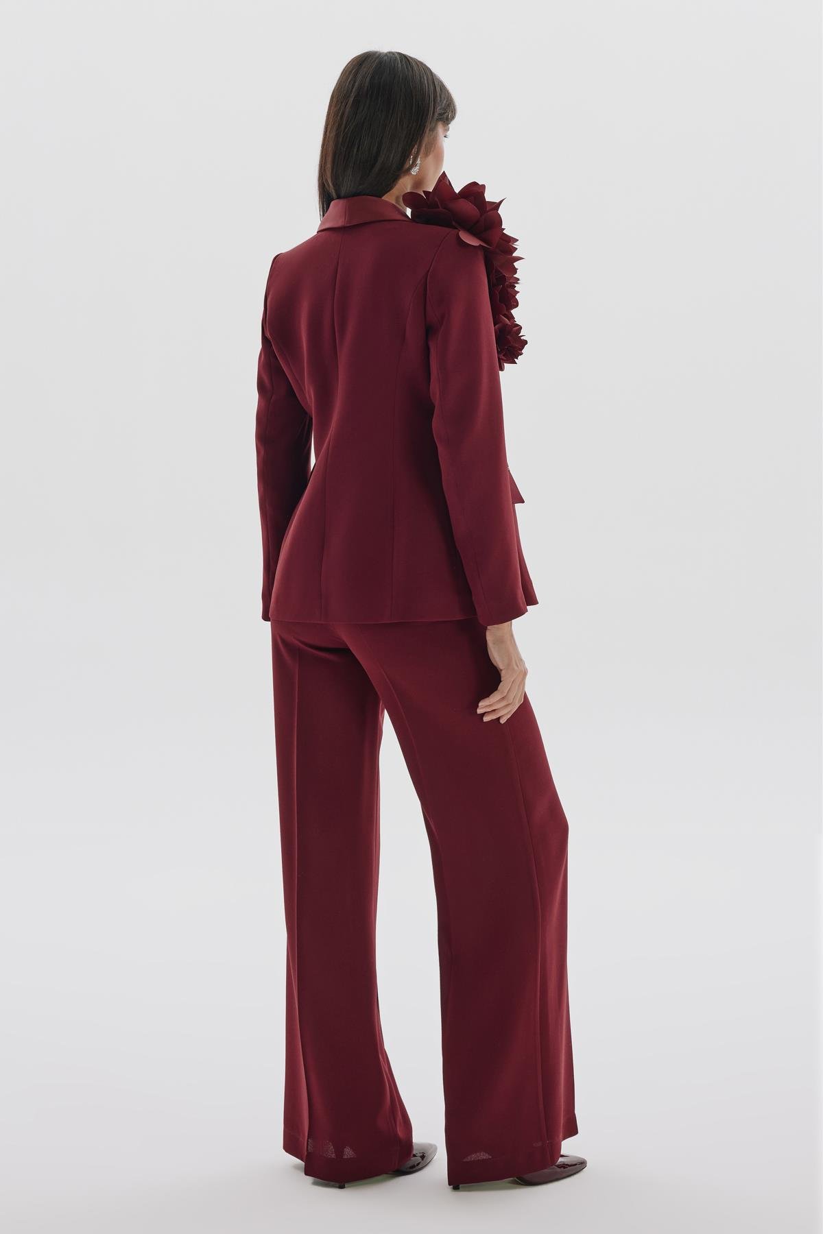 Vanessa Ceket Bordo-Modalody-Ceket