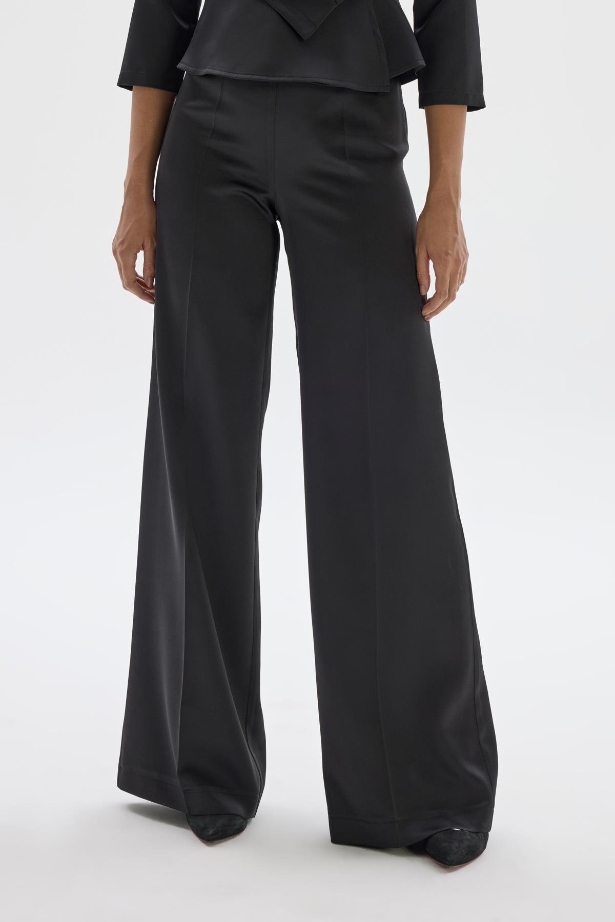Vanessa Trousers Satin-Modalody-Trousers