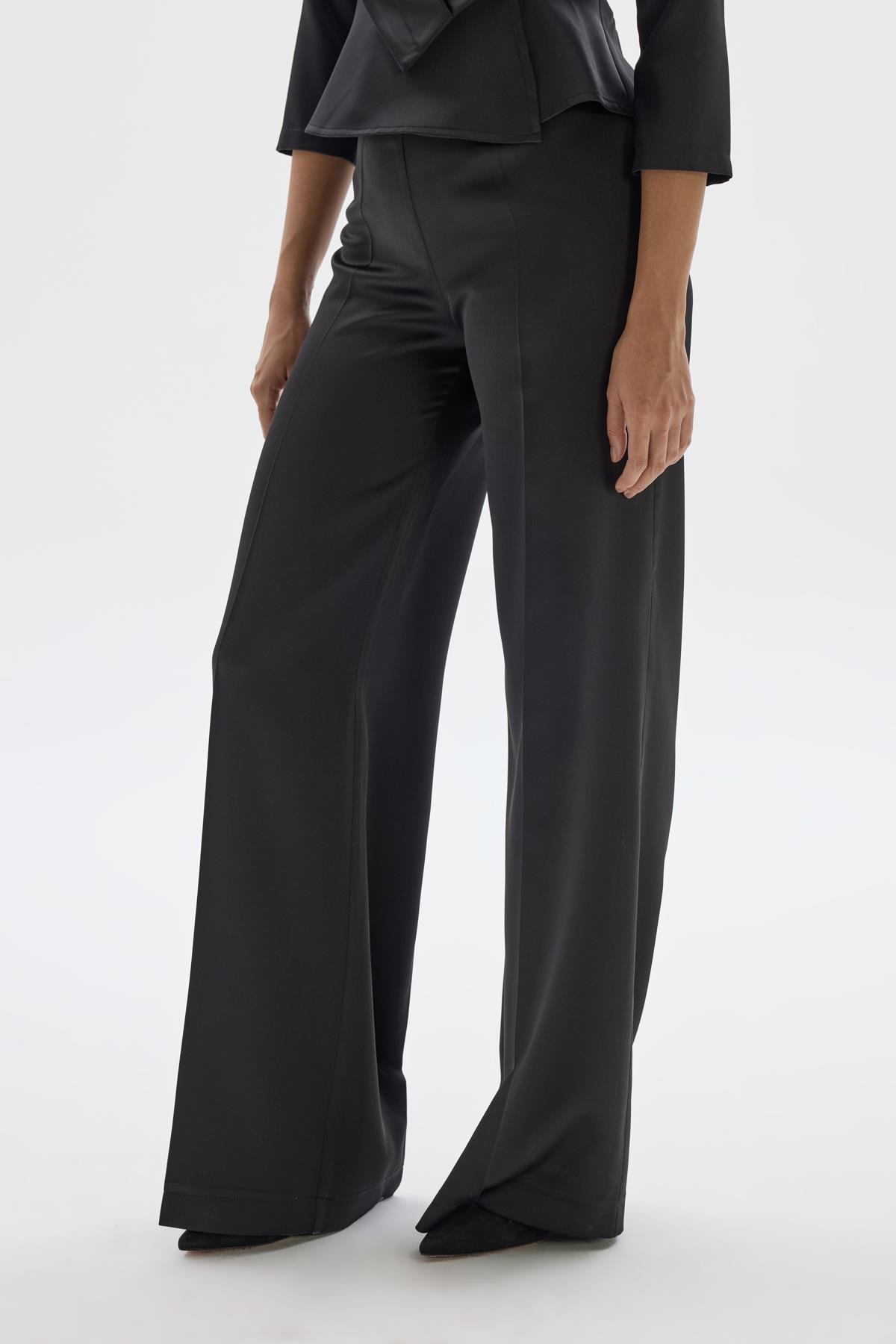 Vanessa Trousers Satin-Modalody-Trousers