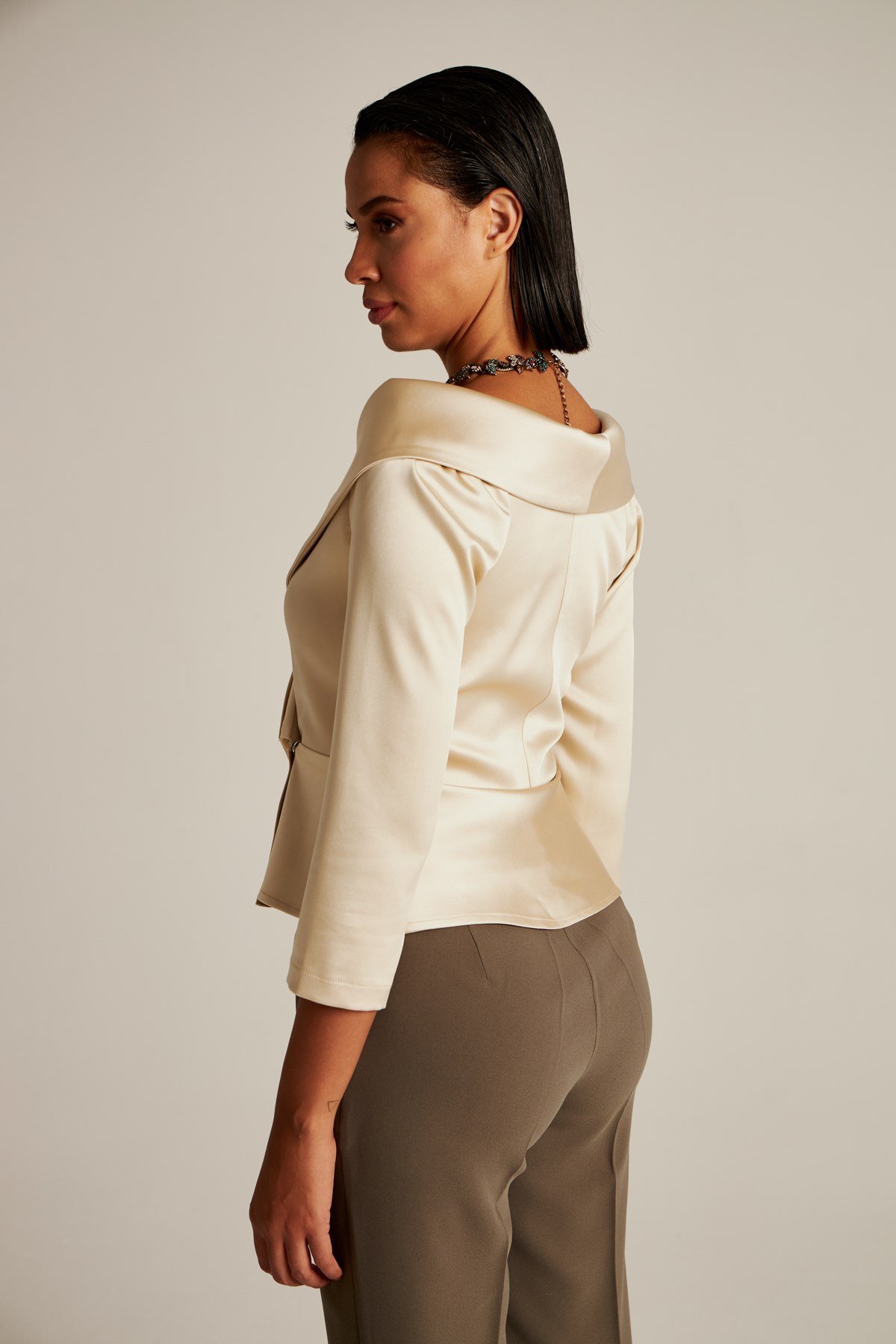 Victoria Jacket Gold-Modalody-Plus Size Jackets